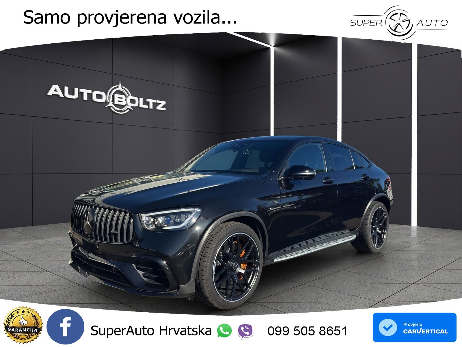 Mercedes GLC Coupe AMG 63 S V8 (510 KS) 4MATIC+ MCT LED+GR SJED+ACC