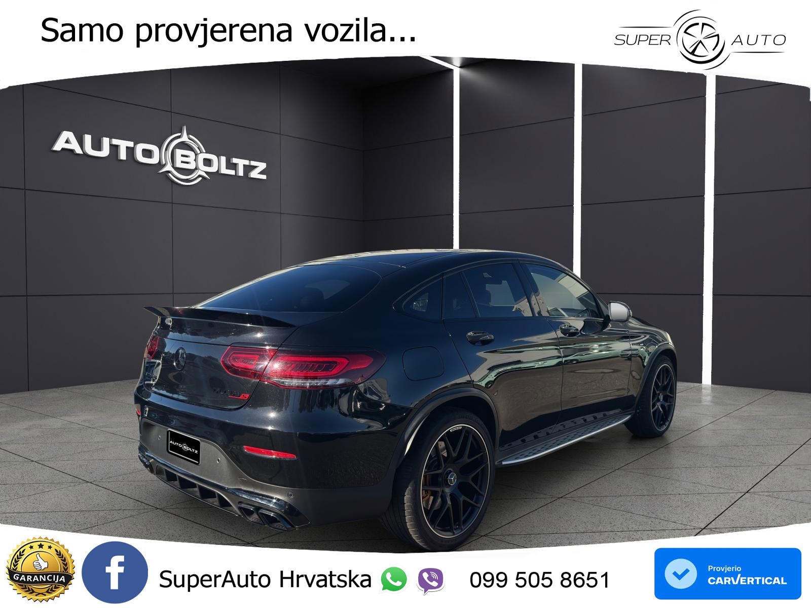 Mercedes GLC Coupe AMG 63 S V8 (510 KS) 4MATIC+ MCT LED+GR SJED+ACC