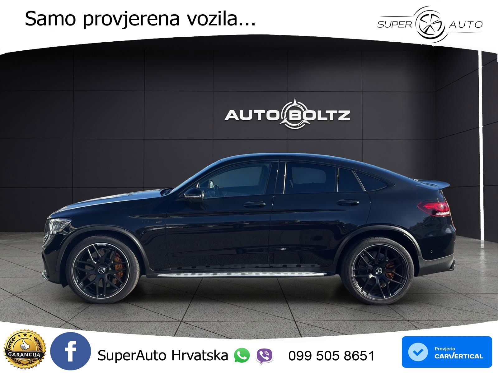 Mercedes GLC Coupe AMG 63 S V8 (510 KS) 4MATIC+ MCT LED+GR SJED+ACC