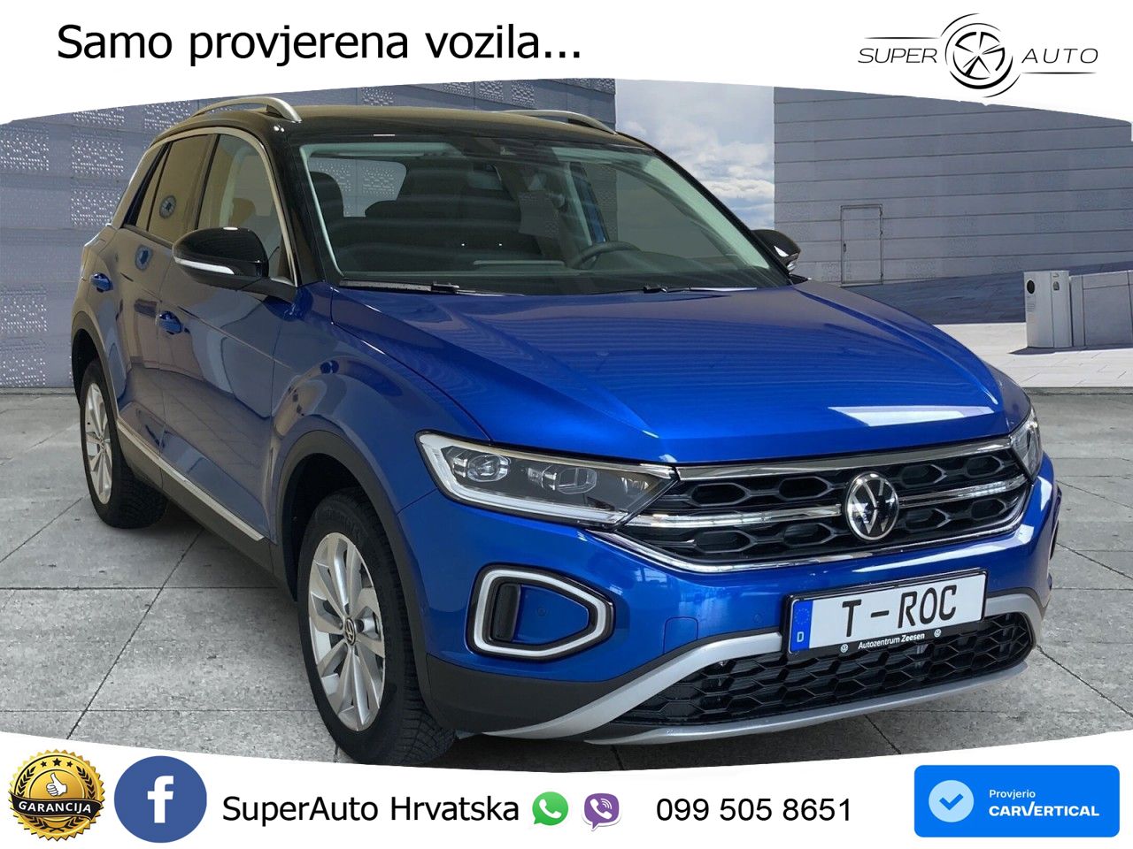 Volkswagen T-Roc 1.5 TSI (150 KS) DSG LED+GR SJED+ACC