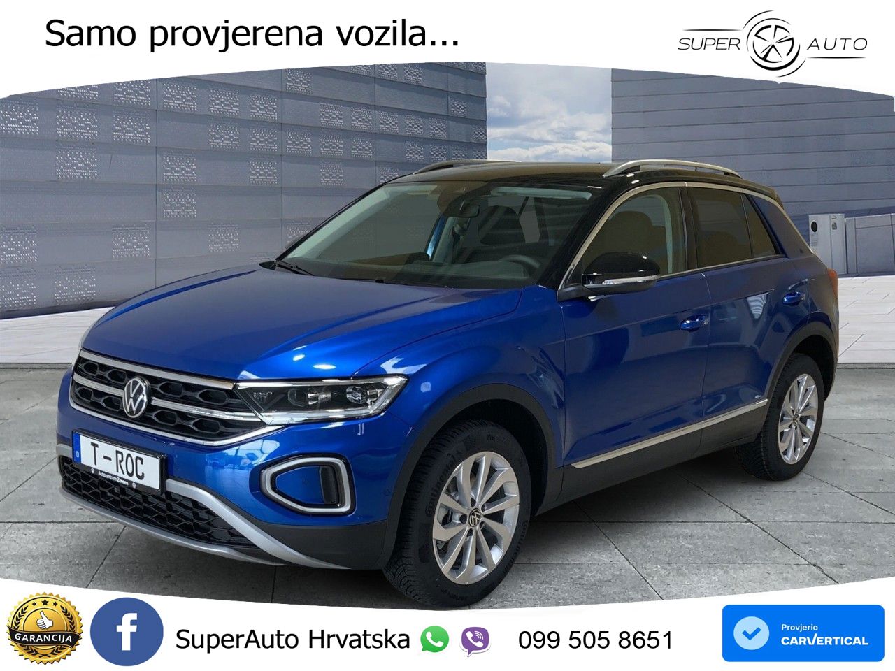 Volkswagen T-Roc 1.5 TSI (150 KS) DSG LED+GR SJED+ACC