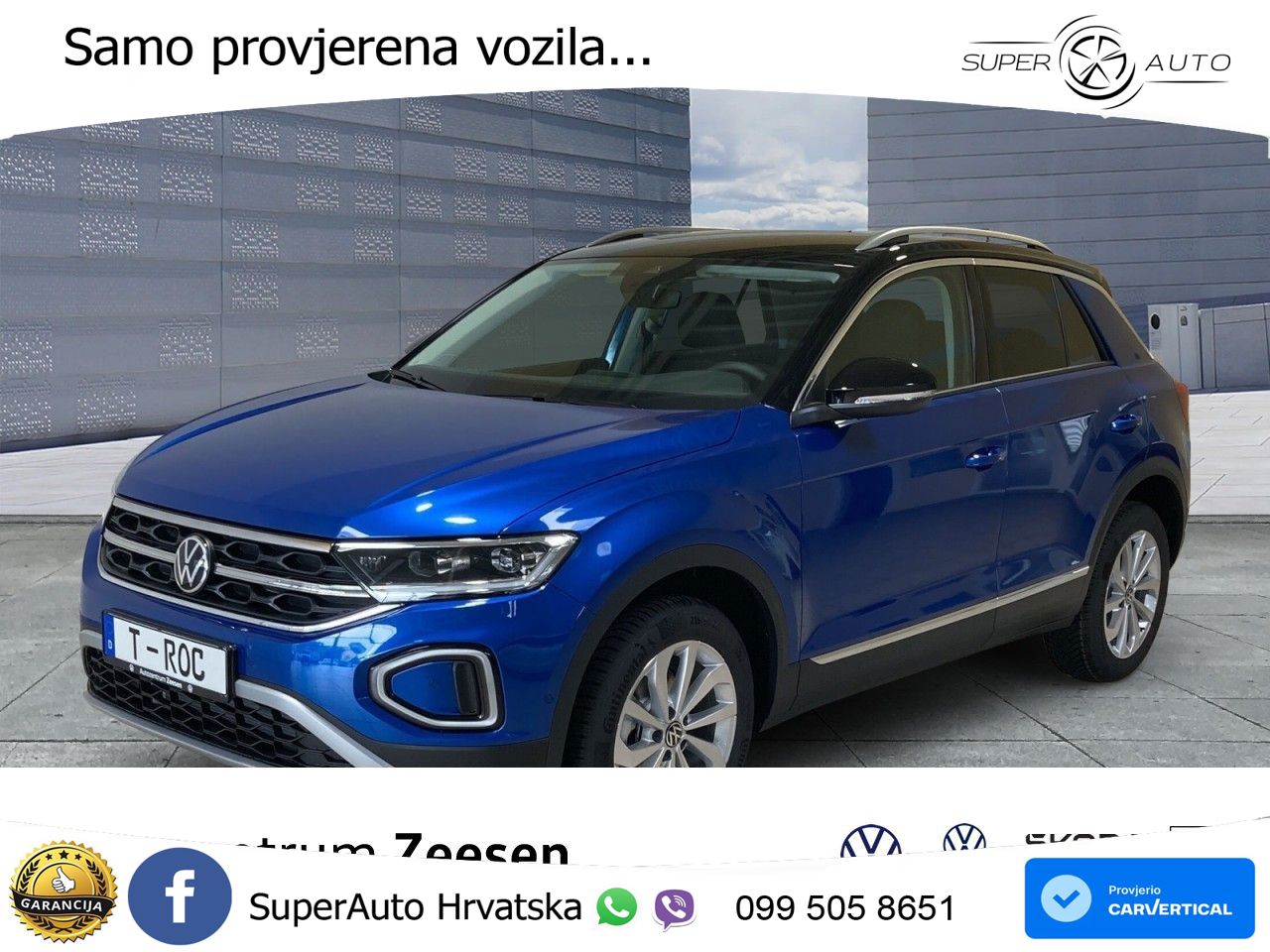 Volkswagen T-Roc 1.5 TSI (150 KS) DSG LED+GR SJED+ACC