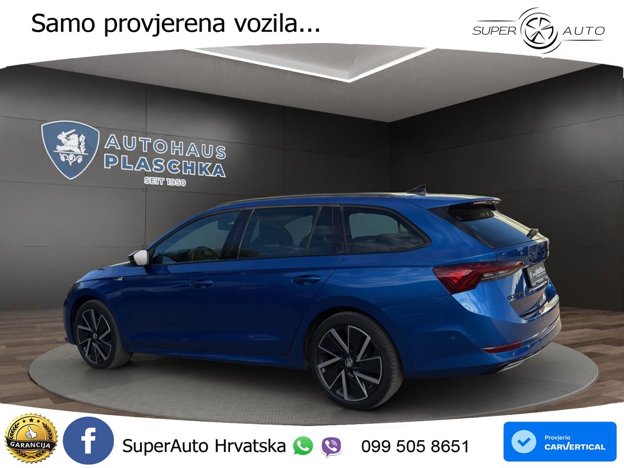 Škoda Octavia Combi 2.0 TSI (190 KS) 4x4 DSG SportLine LED+GR SJED+ACC
