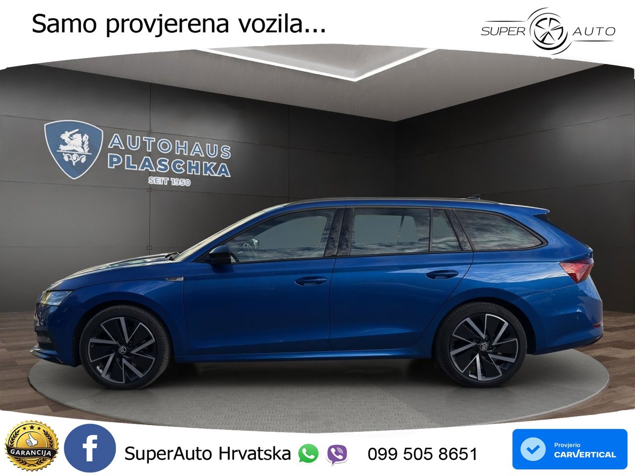 Škoda Octavia Combi 2.0 TSI (190 KS) 4x4 DSG SportLine LED+GR SJED+ACC