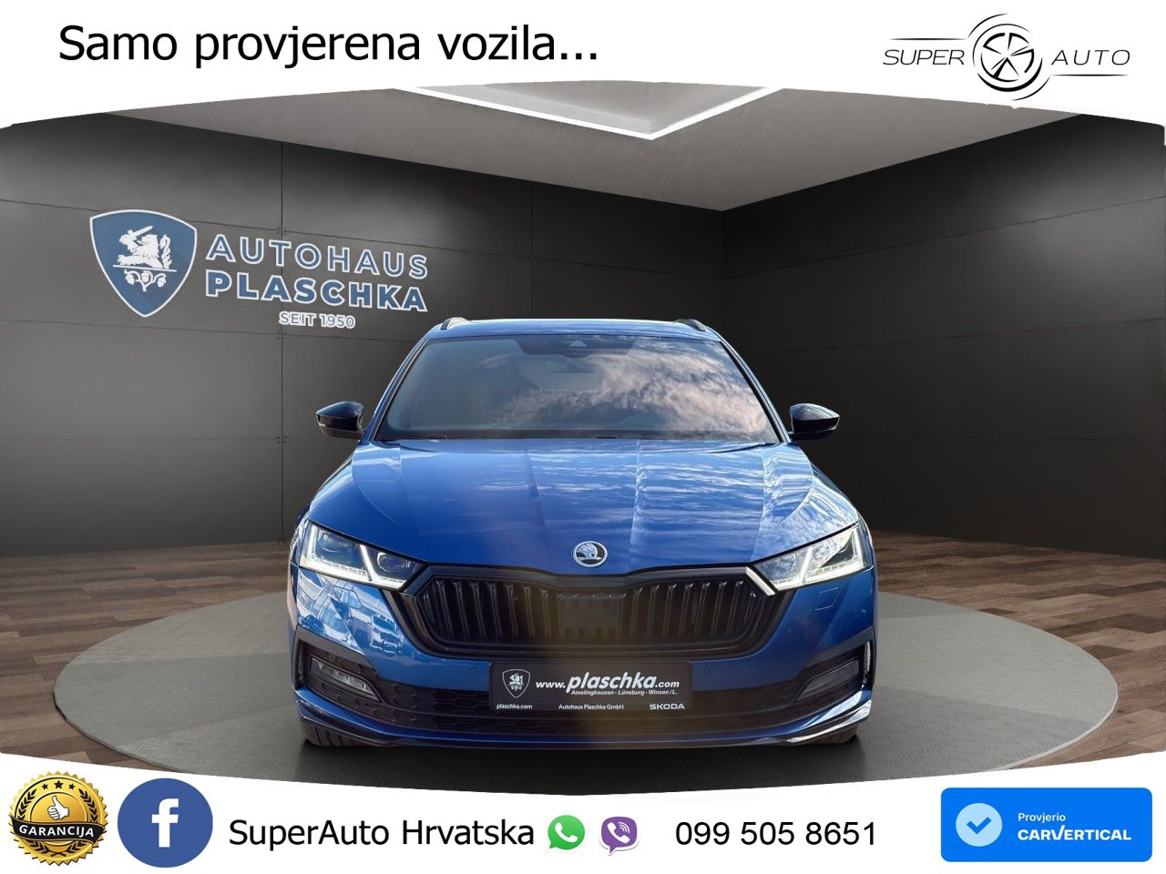 Škoda Octavia Combi 2.0 TSI (190 KS) 4x4 DSG SportLine LED+GR SJED+ACC
