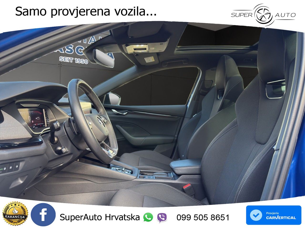 Škoda Octavia Combi 2.0 TSI (190 KS) 4x4 DSG SportLine LED+GR SJED+ACC