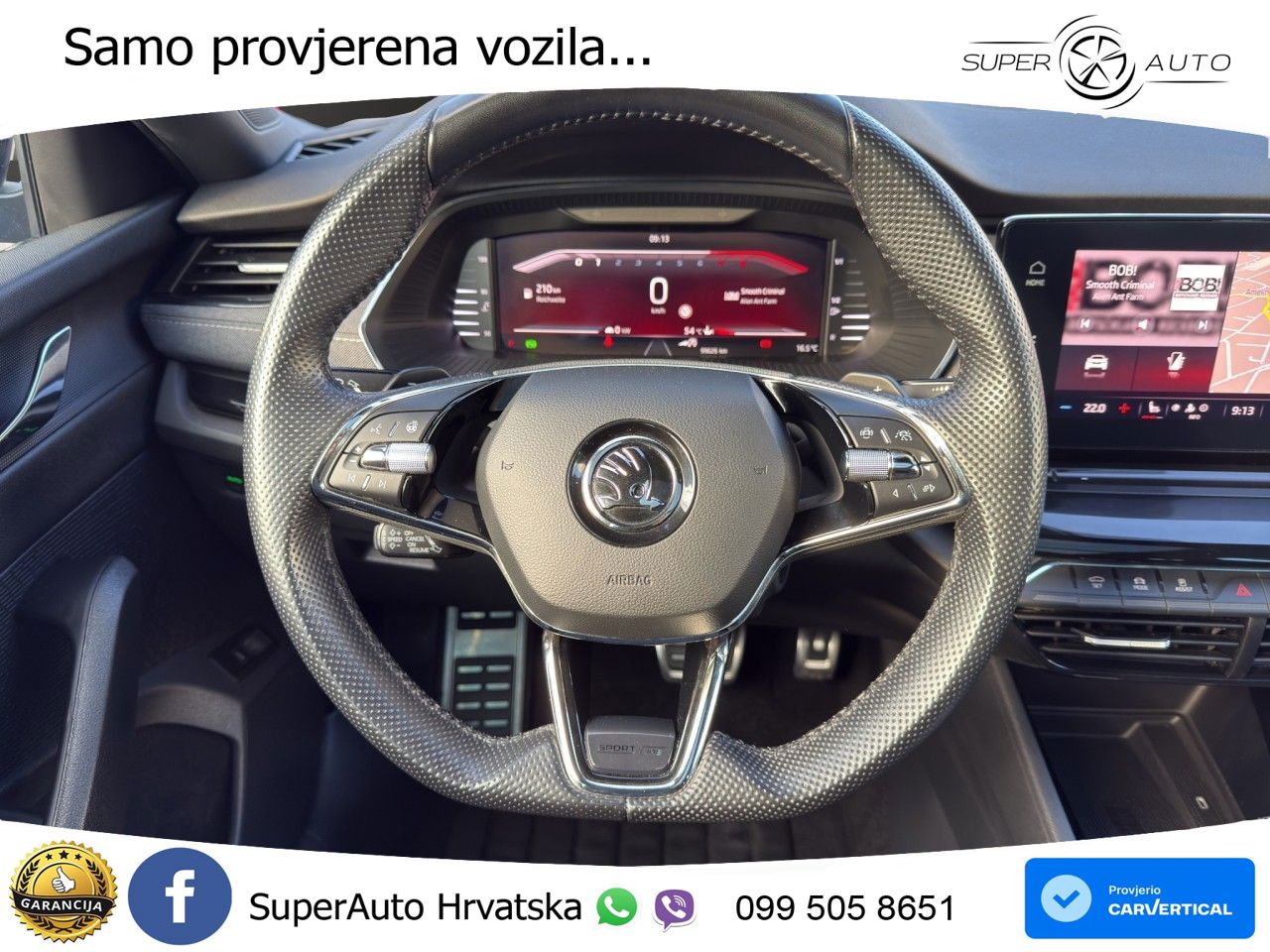 Škoda Octavia Combi 2.0 TSI (190 KS) 4x4 DSG SportLine LED+GR SJED+ACC