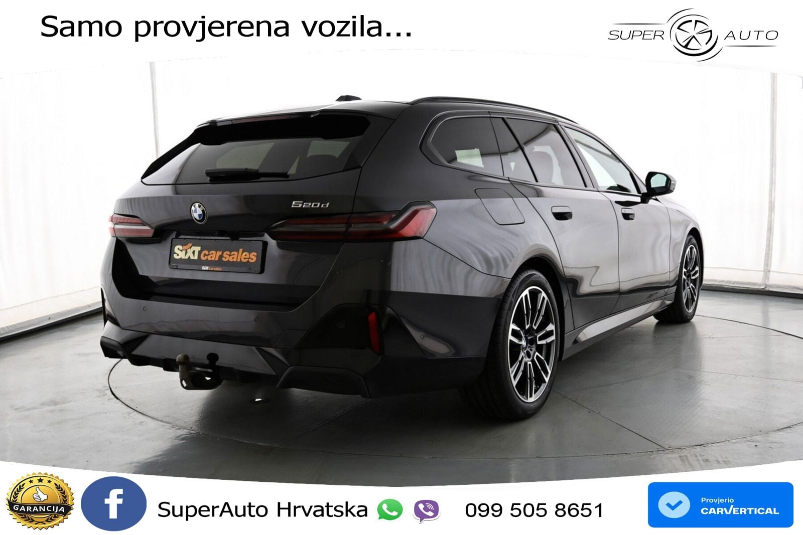 BMW 520d Touring (197 KS) Steptronic M Sport ACC+HEAD+4xGR SJED+360+PANO