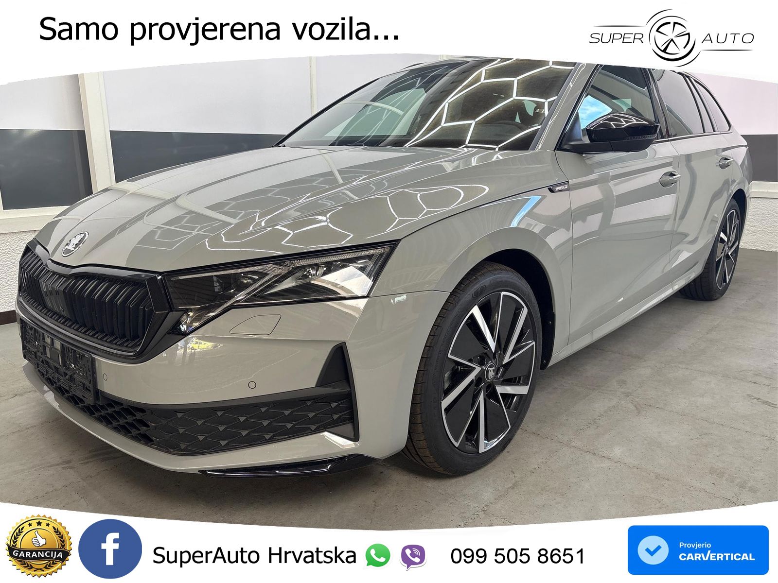 Škoda Octavia Combi 1.5 TSI (150 KS) DSG SportLine LED+GR SJED+ACC