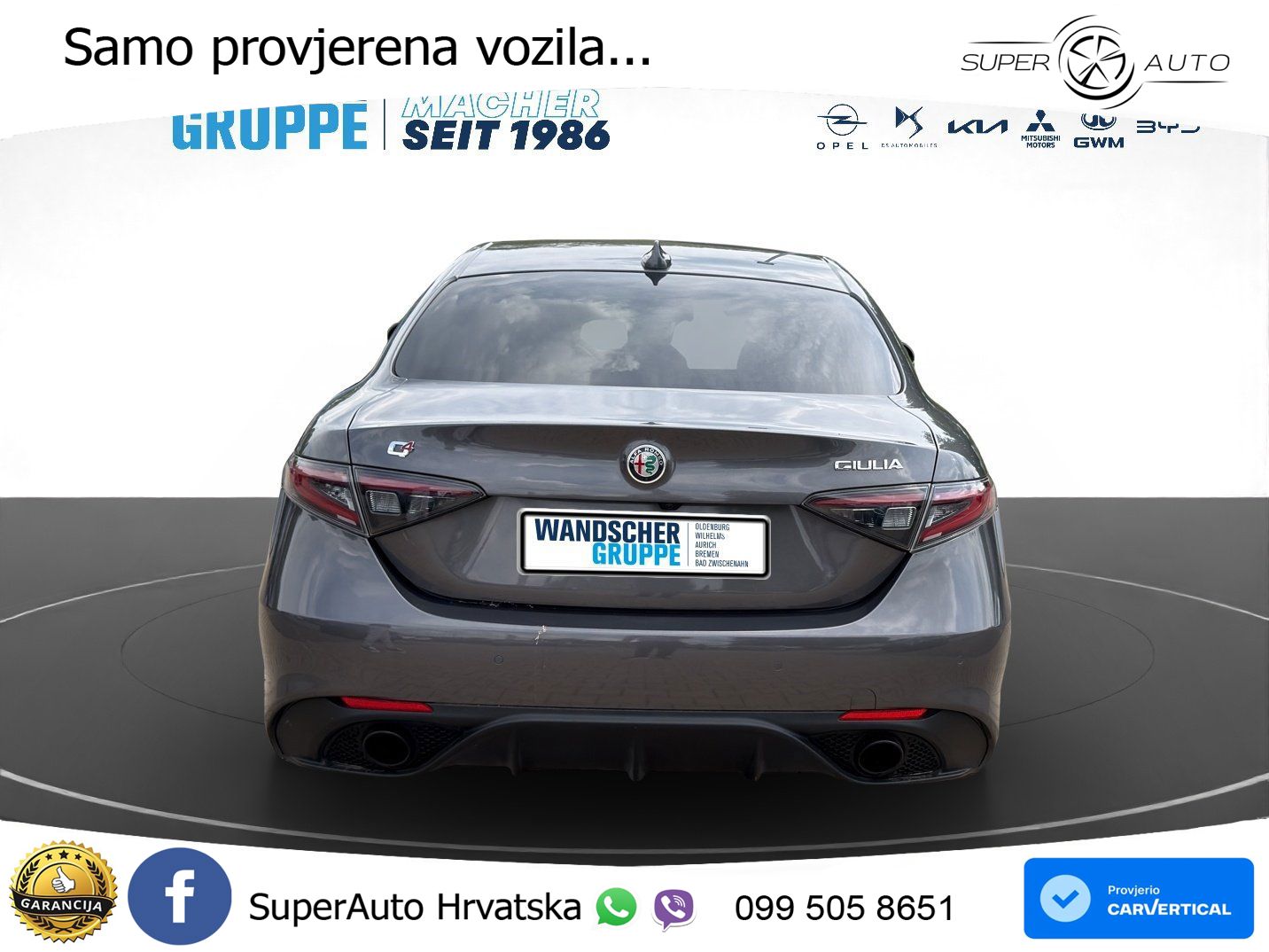 Alfa Romeo Giulia 2.0 Turbo (280 KS) AWD Automatic LED+GR SJED+ACC