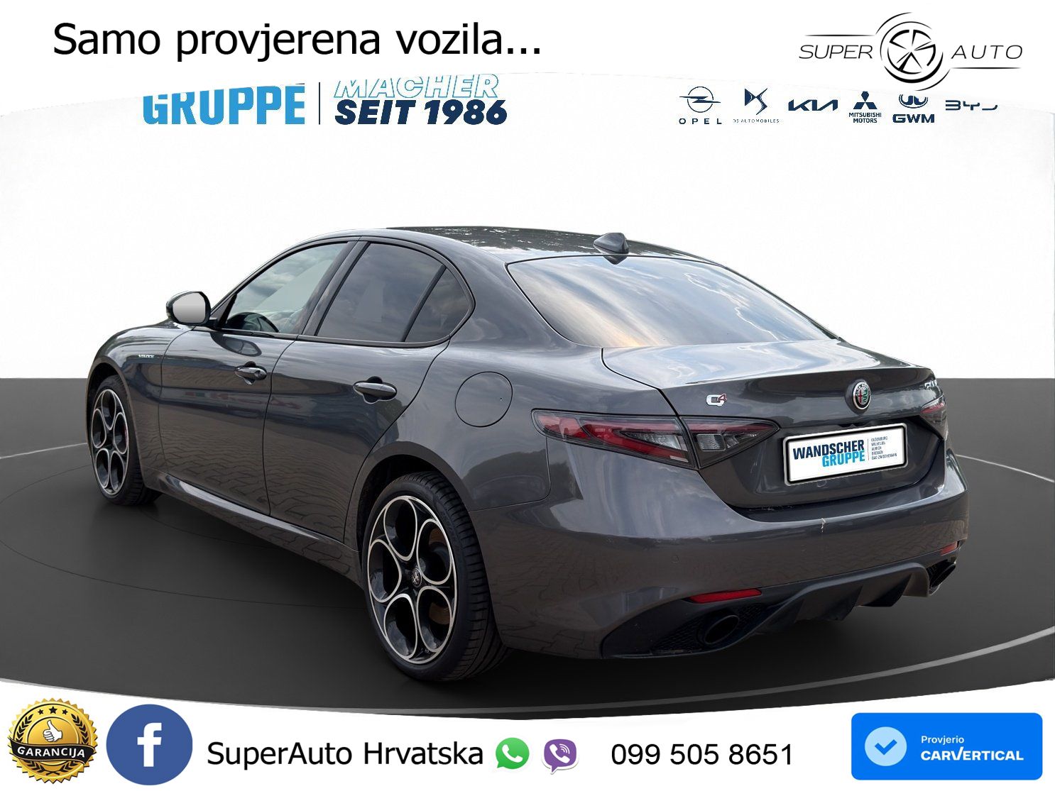 Alfa Romeo Giulia 2.0 Turbo (280 KS) AWD Automatic LED+GR SJED+ACC