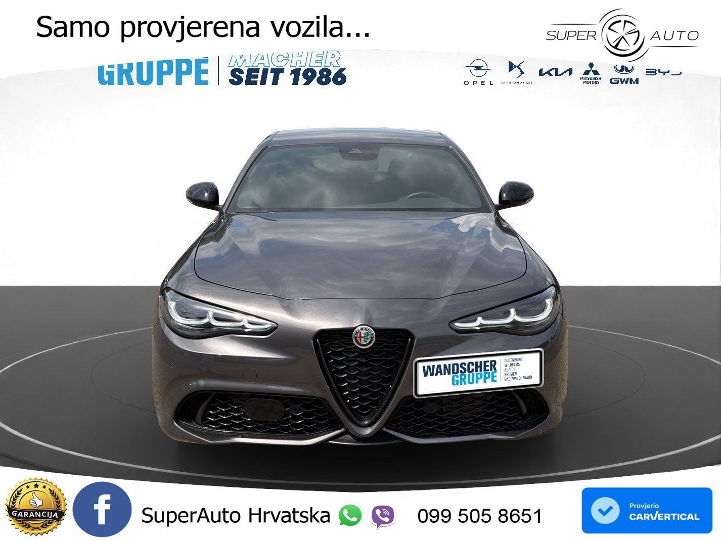 Alfa Romeo Giulia 2.0 Turbo (280 KS) AWD Automatic LED+GR SJED+ACC