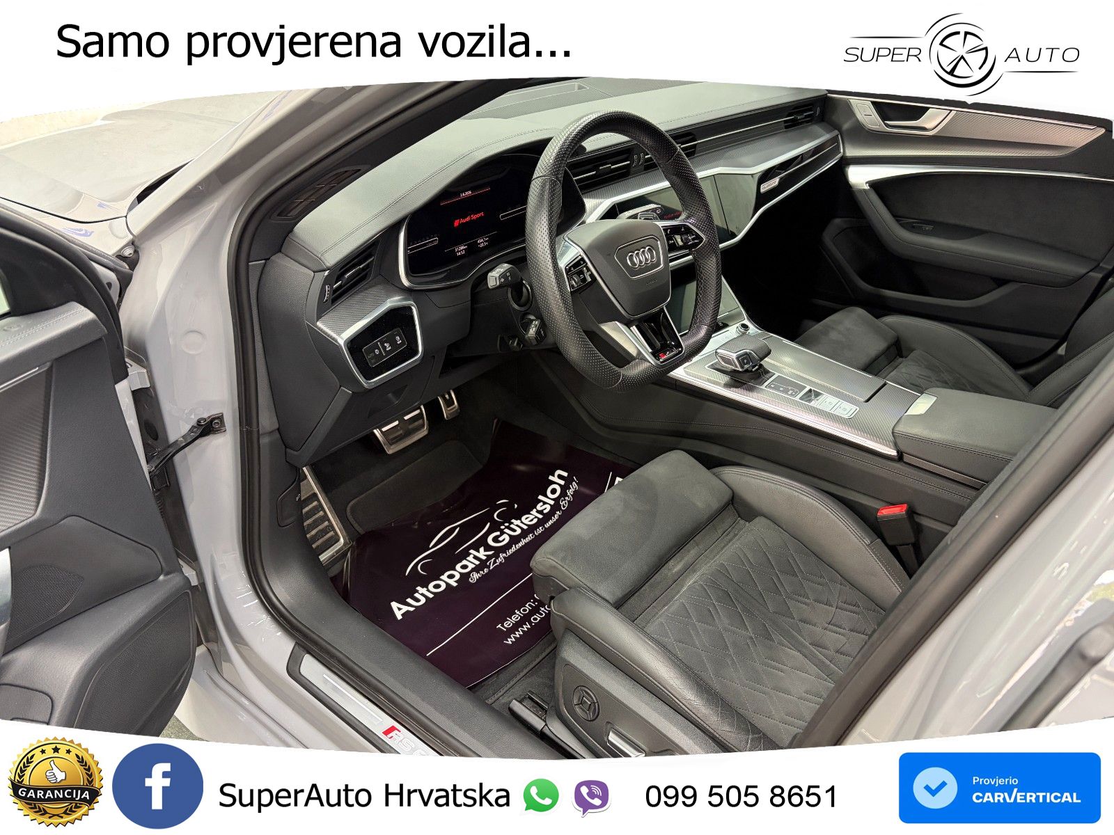 Audi RS6 Avant 4.0 TFSI V8 (600 KS) quattro Tiptronic ZRAČNI+ACC+GR SJED+KAM+PANO