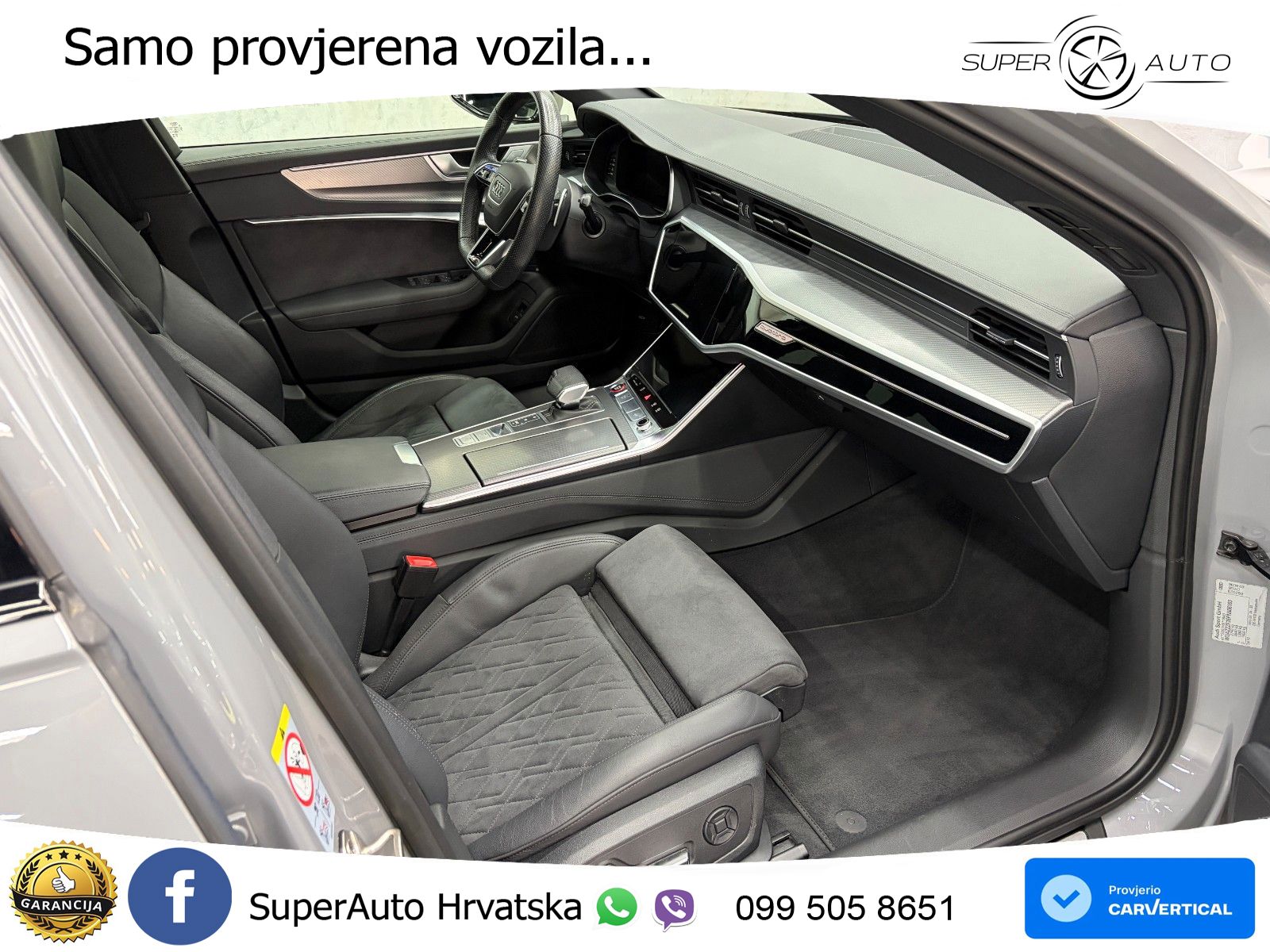 Audi RS6 Avant 4.0 TFSI V8 (600 KS) quattro Tiptronic ZRAČNI+ACC+GR SJED+KAM+PANO