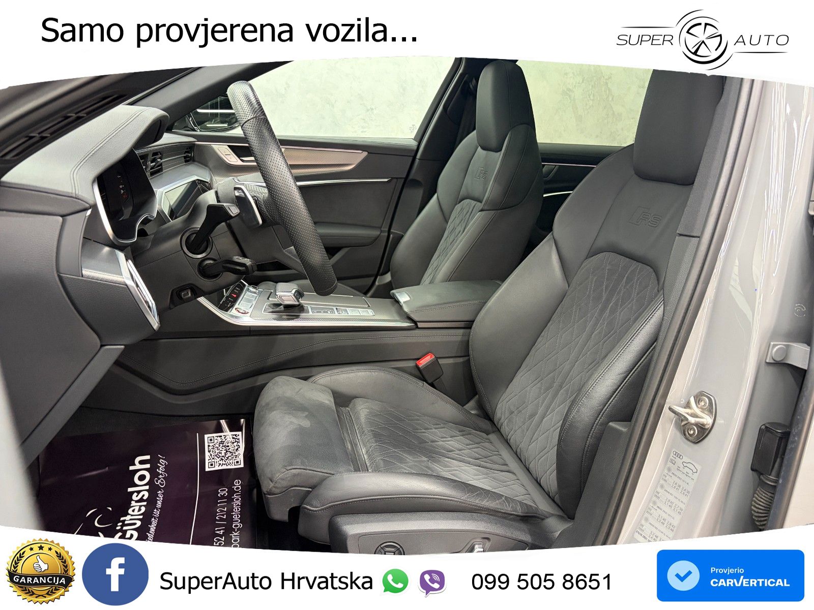 Audi RS6 Avant 4.0 TFSI V8 (600 KS) quattro Tiptronic ZRAČNI+ACC+GR SJED+KAM+PANO