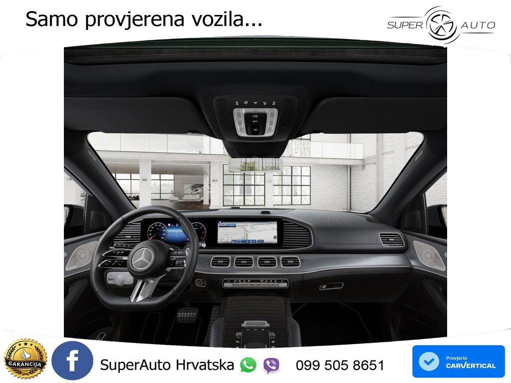 Mercedes GLE 450d (367 KS) EQ Boost 4MATIC 9G-TRONIC ZRAČNI+ACC+GR SJED+KAM+PANO