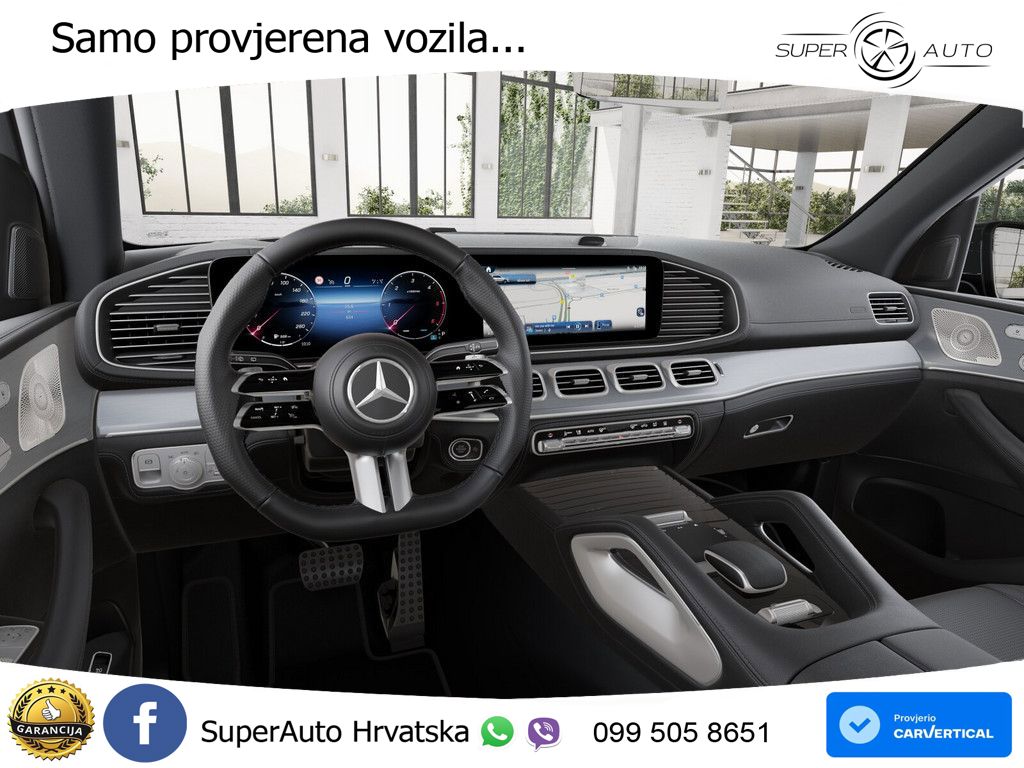 Mercedes GLE 450d (367 KS) EQ Boost 4MATIC 9G-TRONIC ZRAČNI+ACC+GR SJED+KAM+PANO