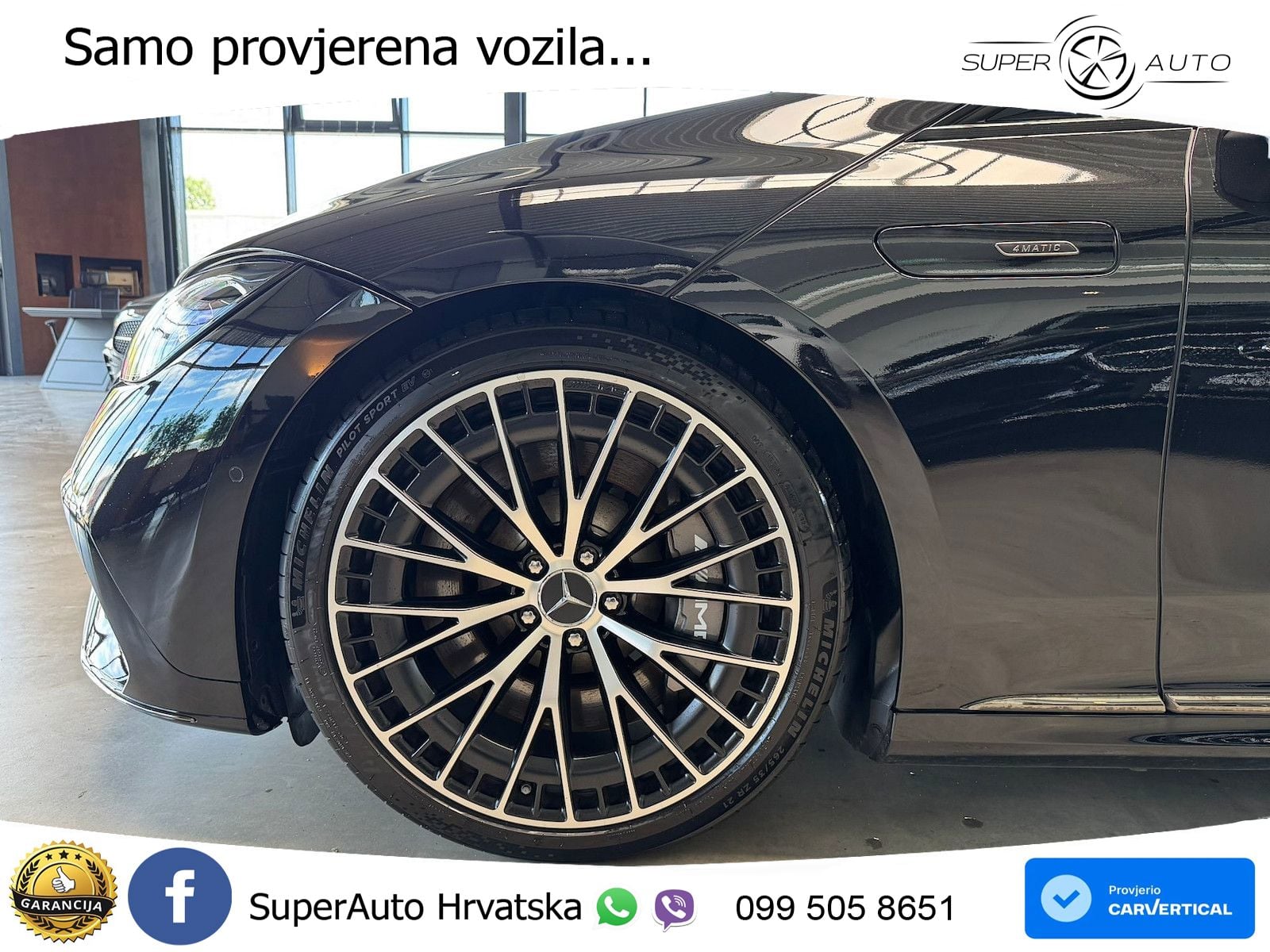 Mercedes EQE AMG 43 100 kWh (476 KS) 4MATIC ZRAČNI+ACC+GR SJED+KAM+PANO