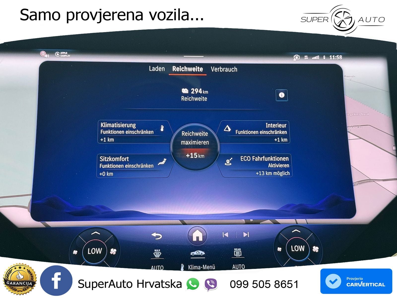 Mercedes EQE AMG 43 100 kWh (476 KS) 4MATIC ZRAČNI+ACC+GR SJED+KAM+PANO