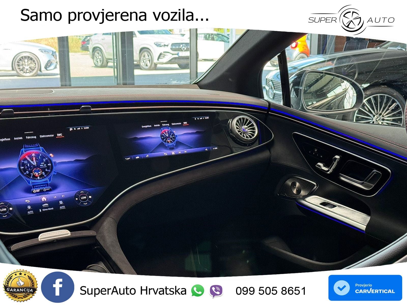 Mercedes EQE AMG 43 100 kWh (476 KS) 4MATIC ZRAČNI+ACC+GR SJED+KAM+PANO