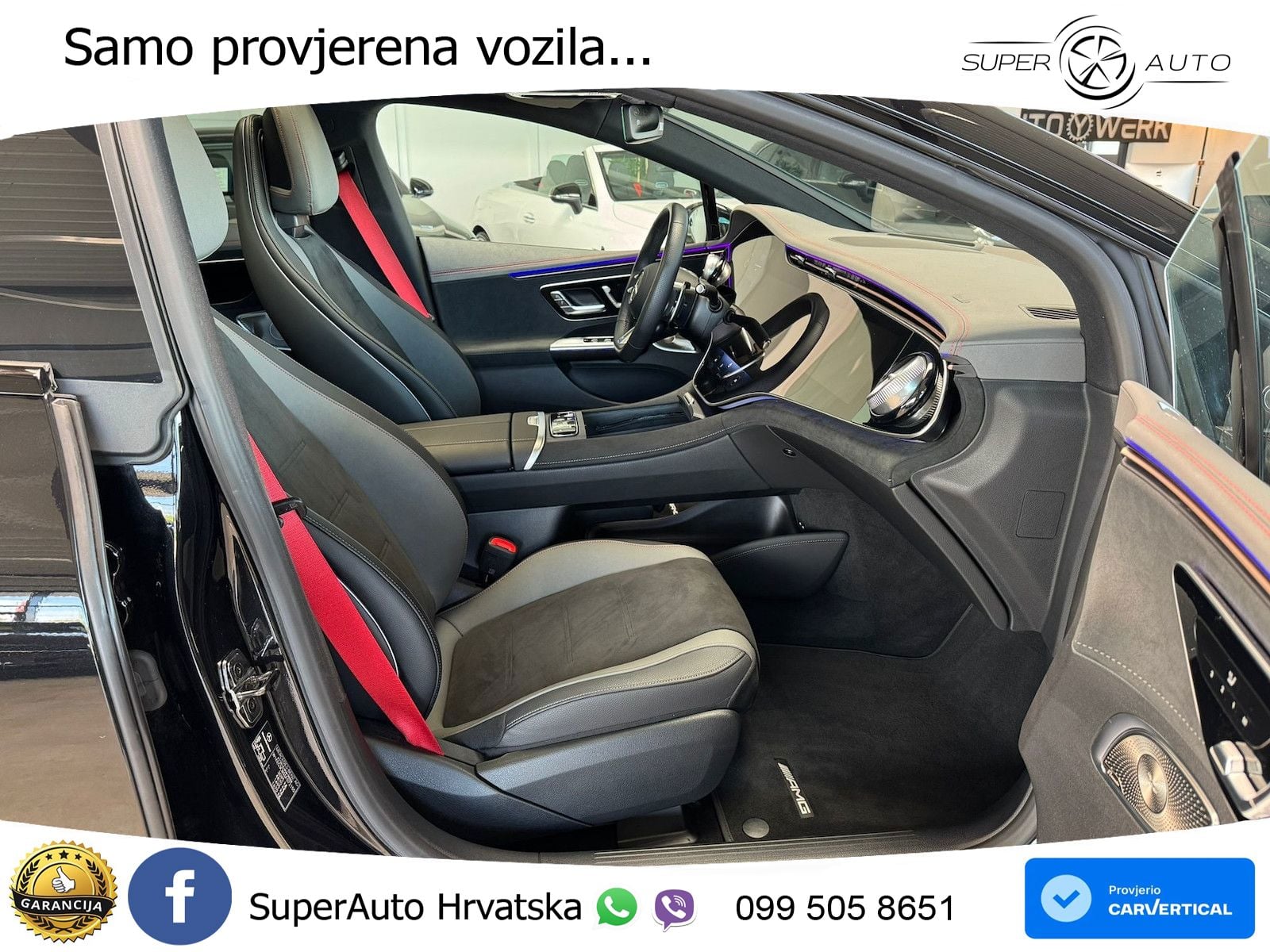 Mercedes EQE AMG 43 100 kWh (476 KS) 4MATIC ZRAČNI+ACC+GR SJED+KAM+PANO