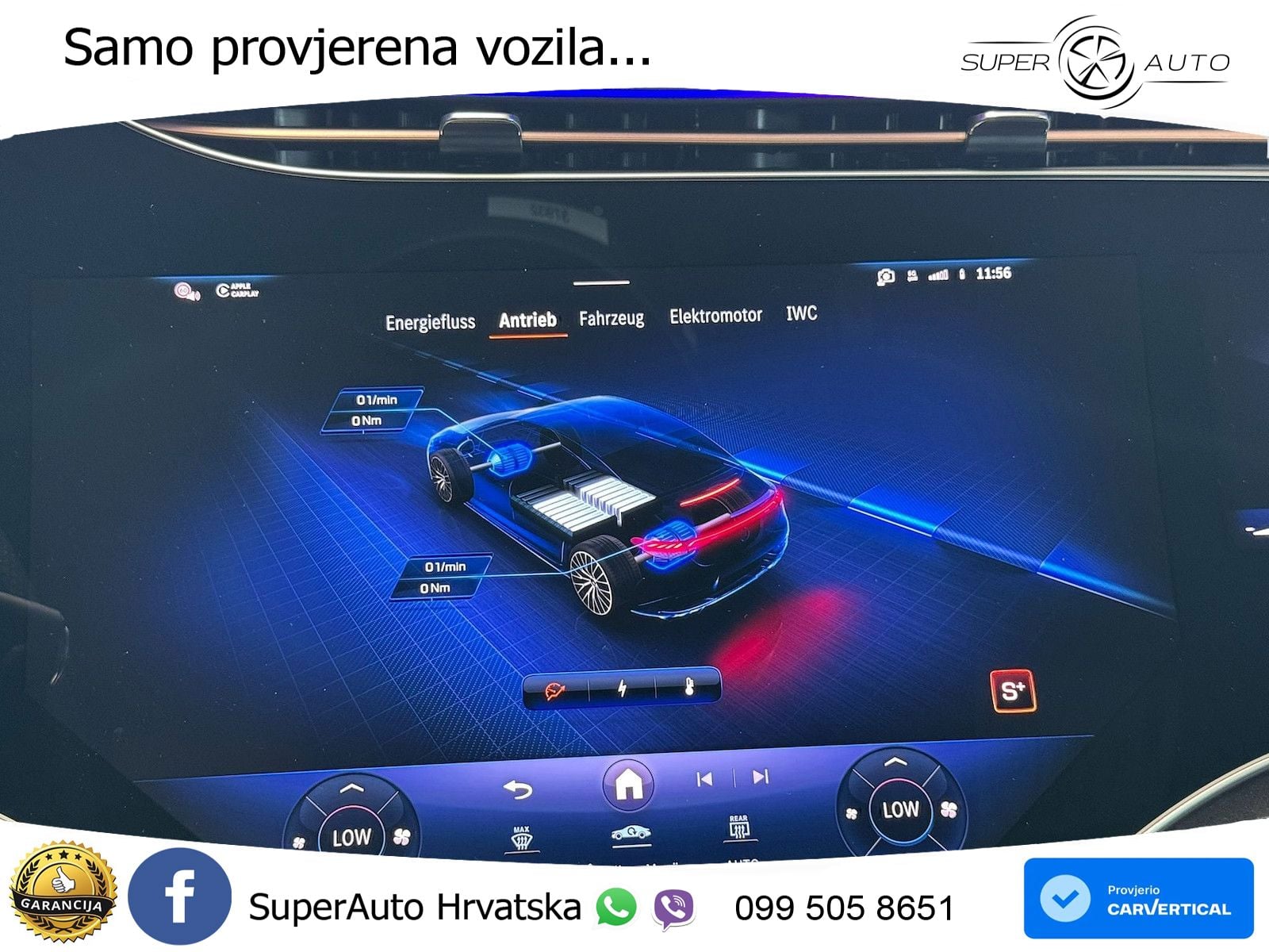 Mercedes EQE AMG 43 100 kWh (476 KS) 4MATIC ZRAČNI+ACC+GR SJED+KAM+PANO