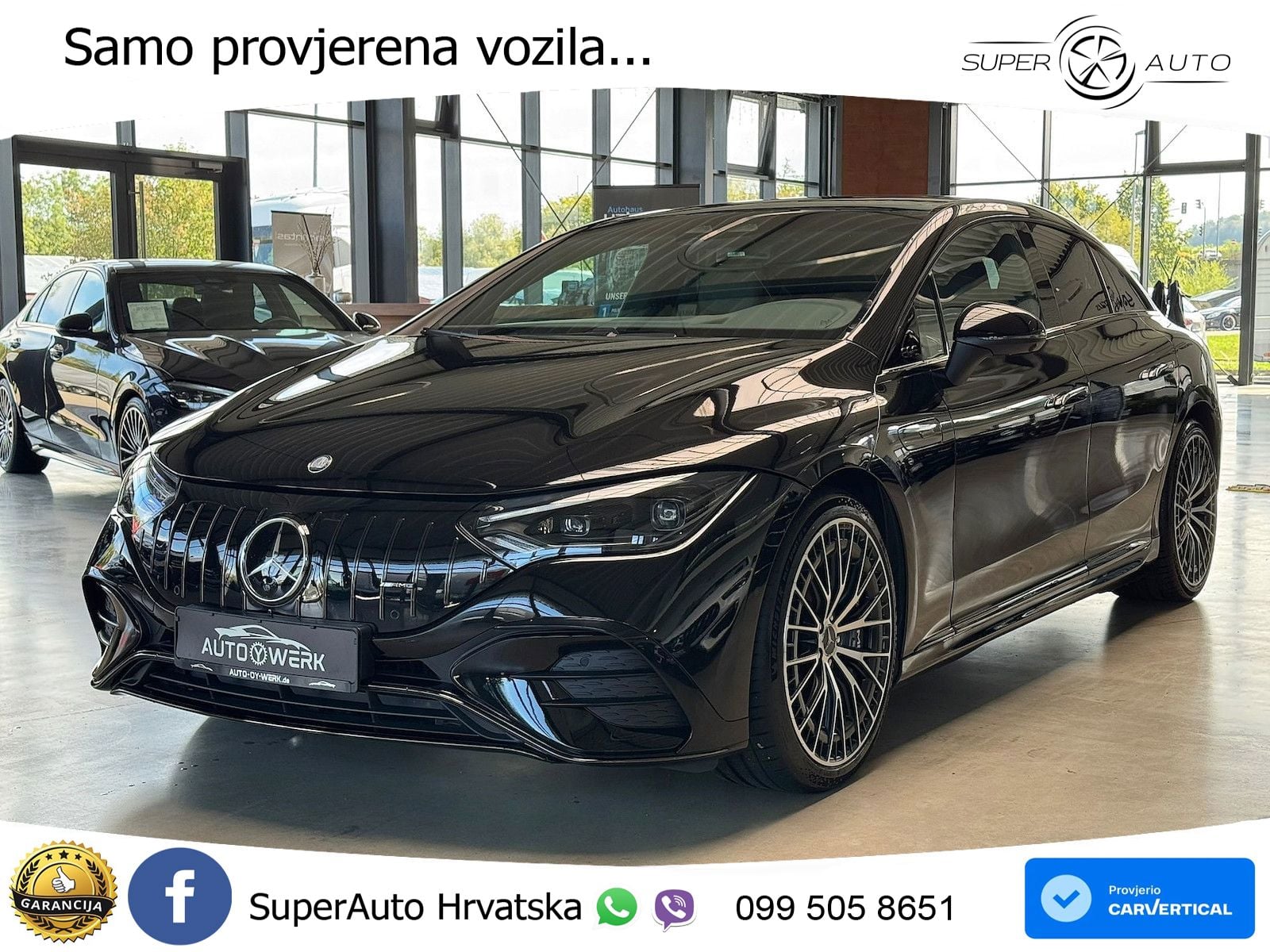 Mercedes EQE AMG 43 100 kWh (476 KS) 4MATIC ZRAČNI+ACC+GR SJED+KAM+PANO