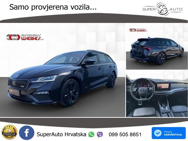 Škoda Octavia Combi RS 2.0 TDI (200 KS) DSG LED+GR SJED+ACC