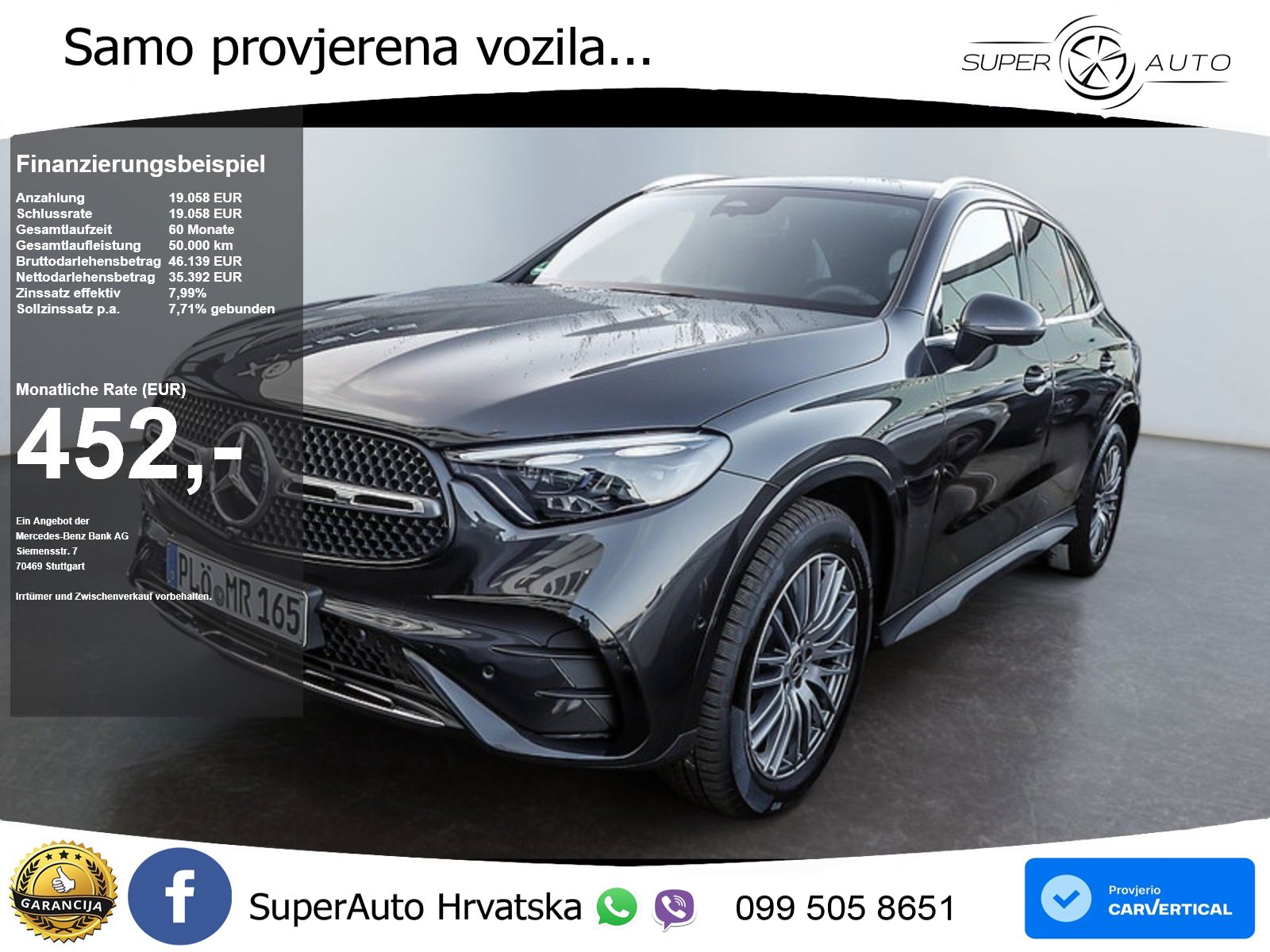 Mercedes GLC 220d (197 KS) 4MATIC 9G-TRONIC AMG LED+GR SJED+ACC