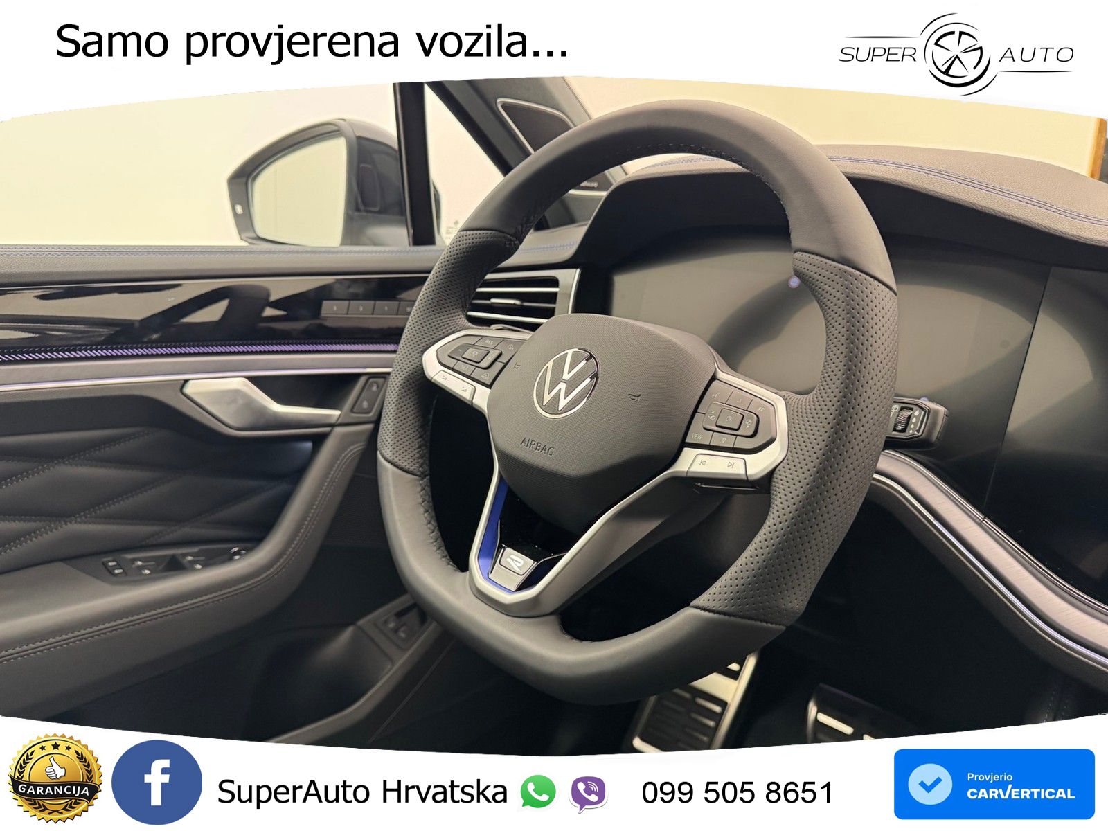 Volkswagen Touareg R 3.0 V6 TFSI (462 KS) 4MOTION Tiptronic ZRAČNI+ACC+GR SJED+KAM+PANO