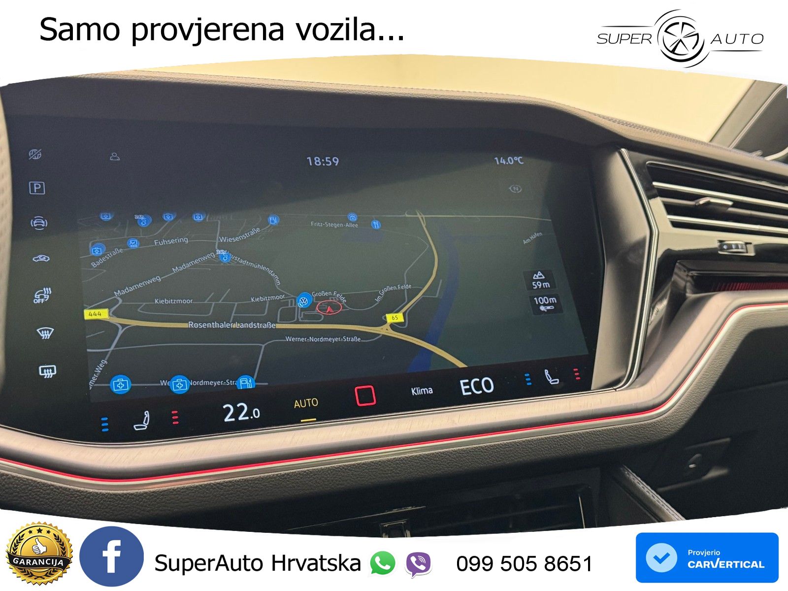 Volkswagen Touareg R 3.0 V6 TFSI (462 KS) 4MOTION Tiptronic ZRAČNI+ACC+GR SJED+KAM+PANO