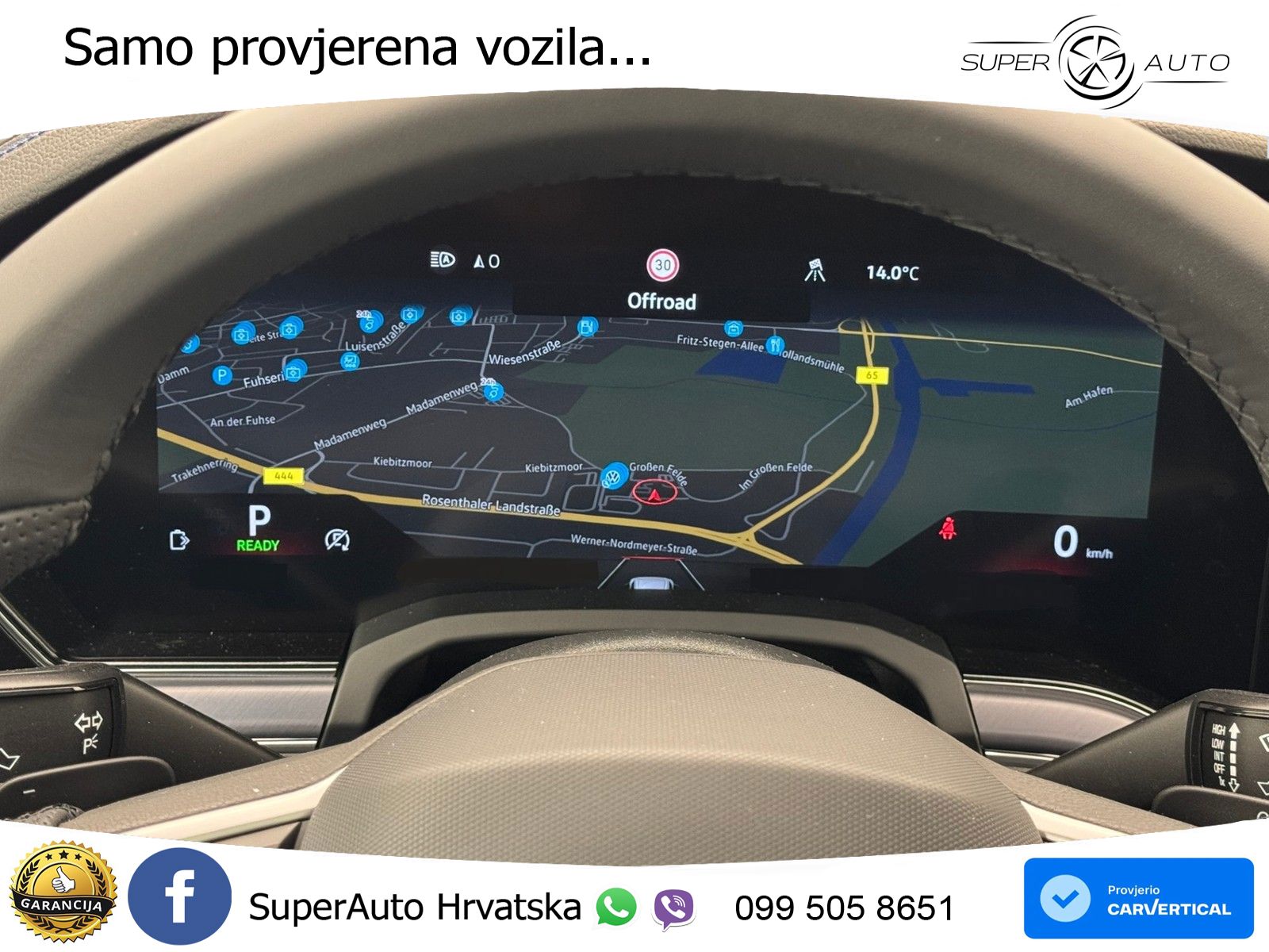 Volkswagen Touareg R 3.0 V6 TFSI (462 KS) 4MOTION Tiptronic ZRAČNI+ACC+GR SJED+KAM+PANO