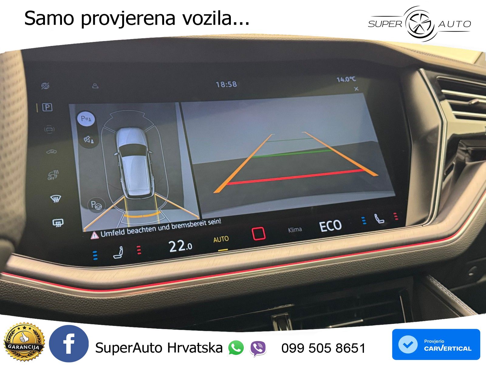 Volkswagen Touareg R 3.0 V6 TFSI (462 KS) 4MOTION Tiptronic ZRAČNI+ACC+GR SJED+KAM+PANO