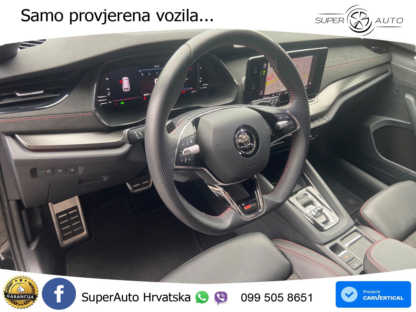 Škoda Octavia Combi RS 2.0 TDI (200 KS) 4x4 DSG LED+GR SJED+ACC