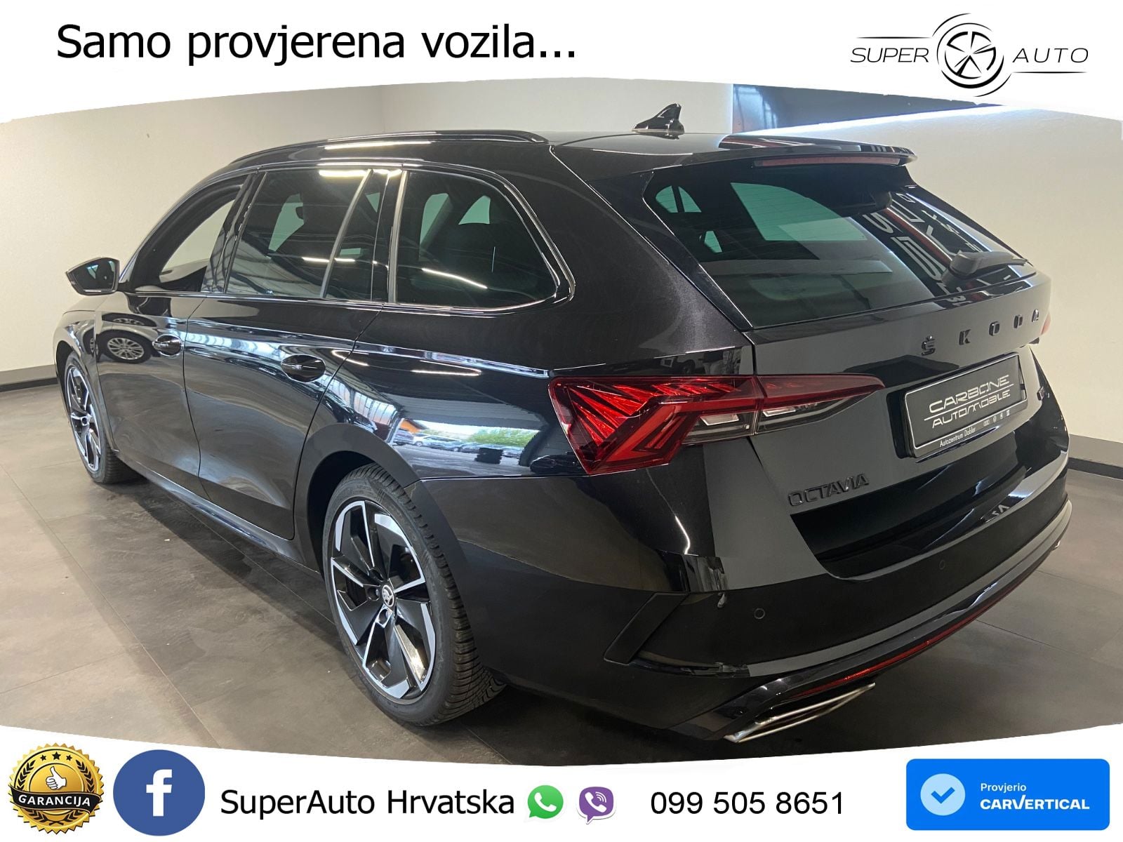 Škoda Octavia Combi RS 2.0 TDI (200 KS) 4x4 DSG LED+GR SJED+ACC
