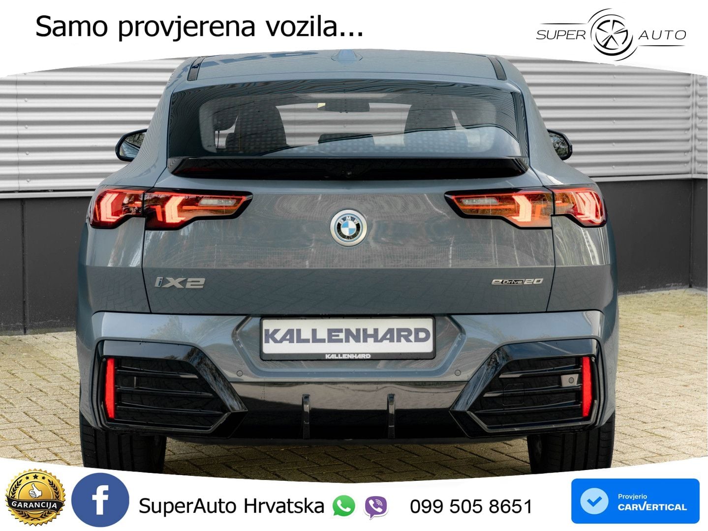 BMW iX2 66.5 kWh (204 KS) eDrive20