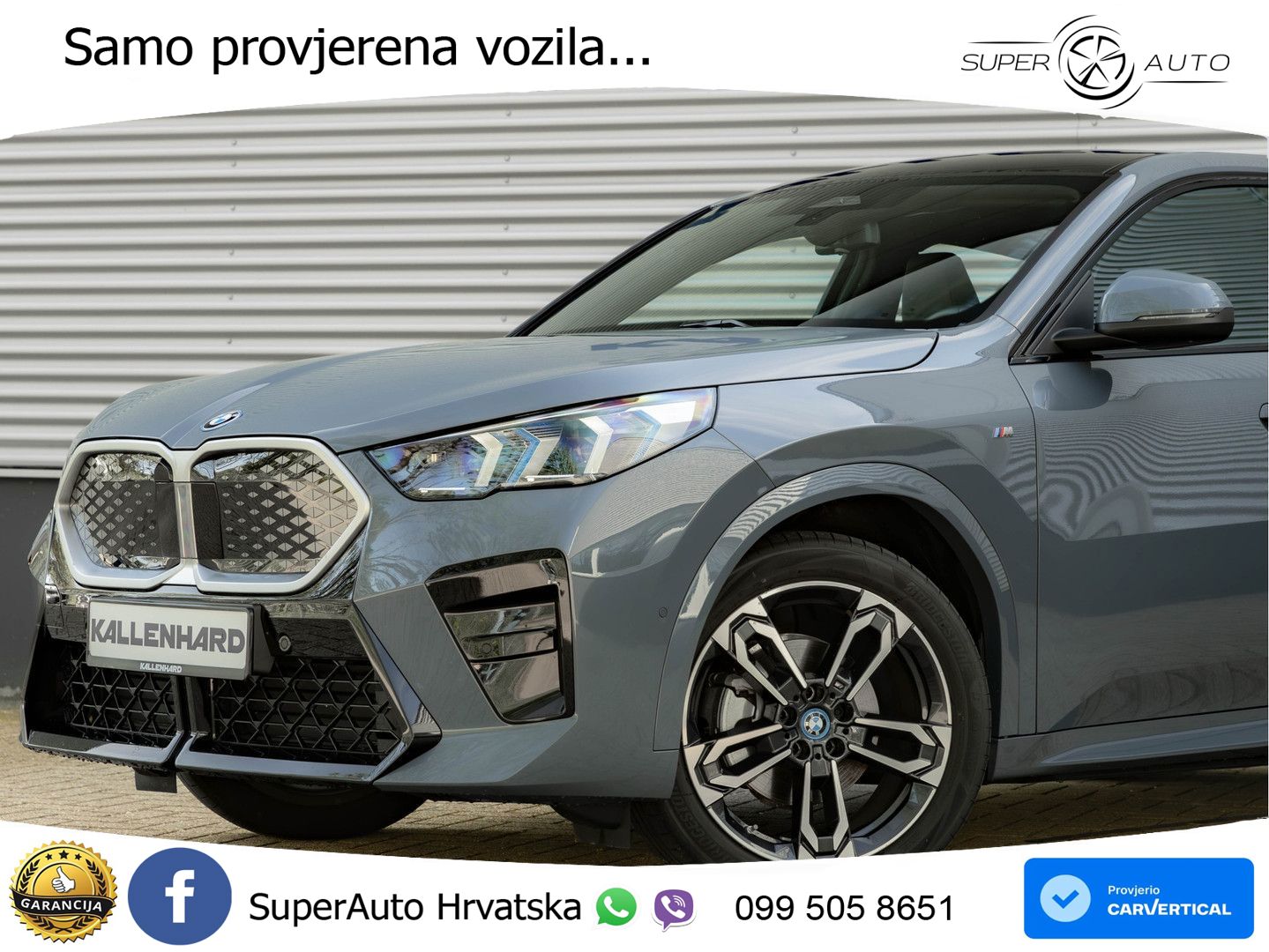 BMW iX2 66.5 kWh (204 KS) eDrive20