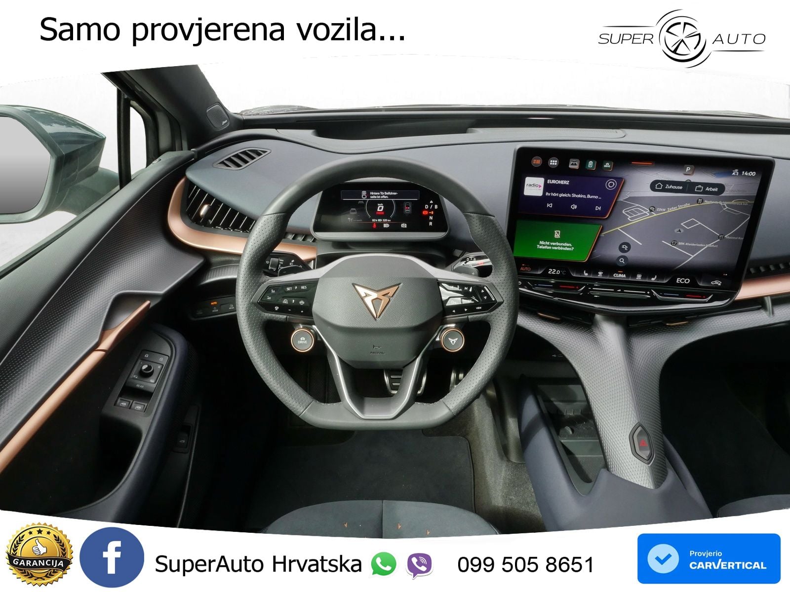 Cupra Tavascan 82 kWh (340 KS)  4WD VZ LED+GR SJED+ACC