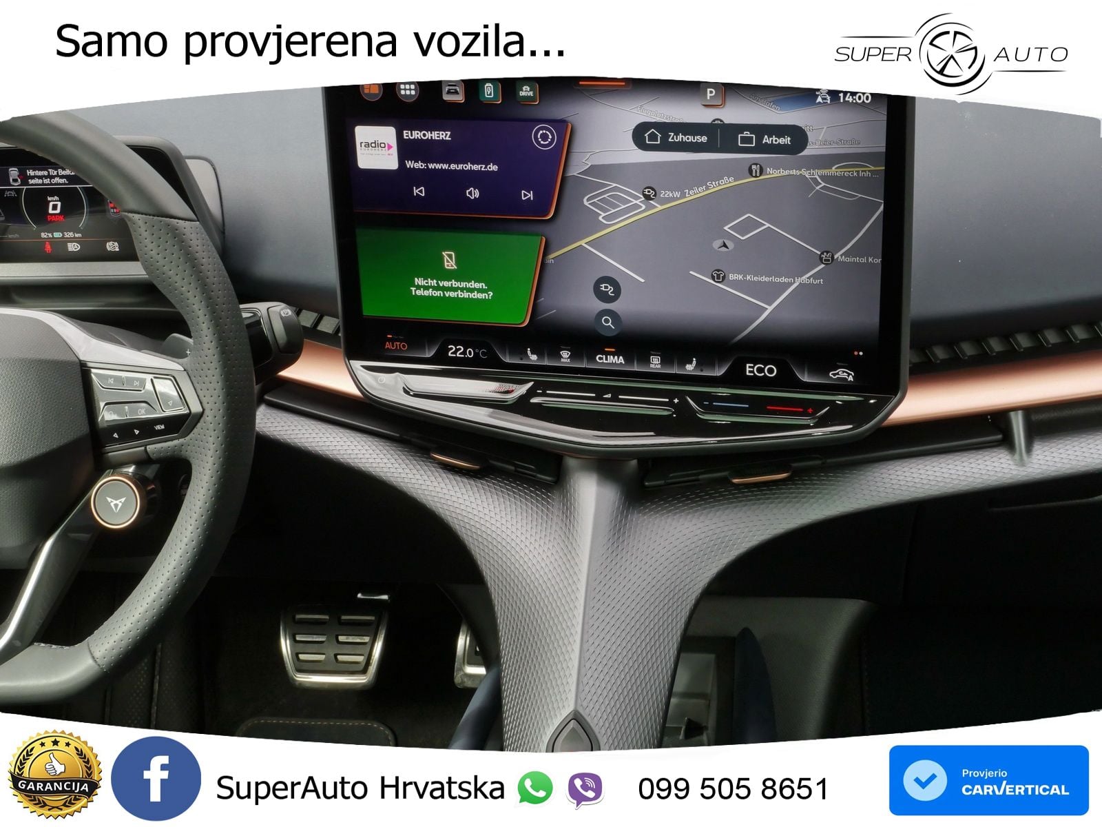 Cupra Tavascan 82 kWh (340 KS)  4WD VZ LED+GR SJED+ACC