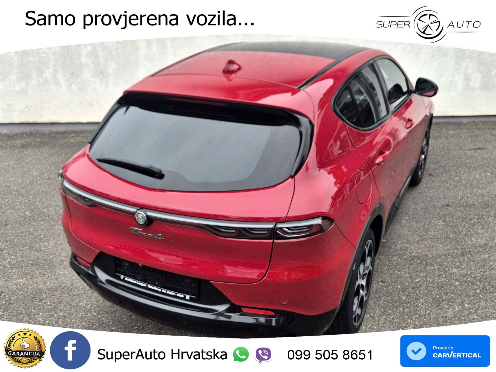 Alfa Romeo Tonale 1.5 VGT (160 KS) 48V-Hybrid TCT MATRIX+GR SJED+KAM