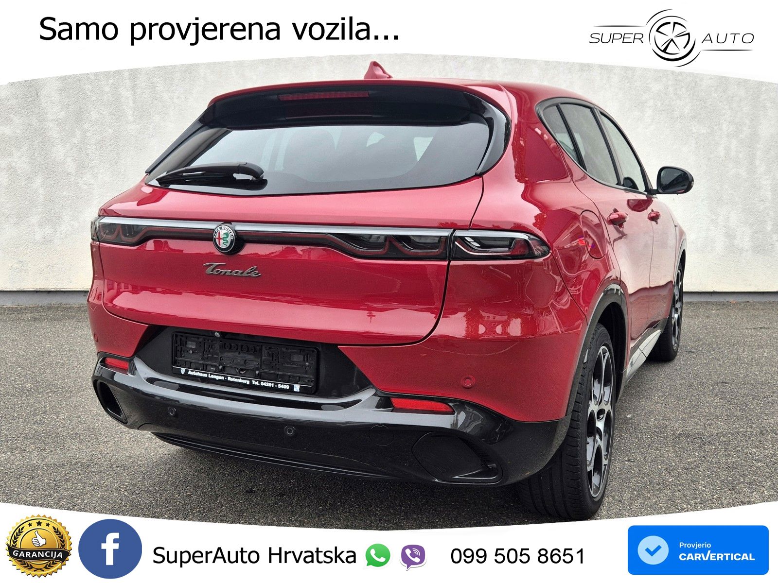 Alfa Romeo Tonale 1.5 VGT (160 KS) 48V-Hybrid TCT MATRIX+GR SJED+KAM