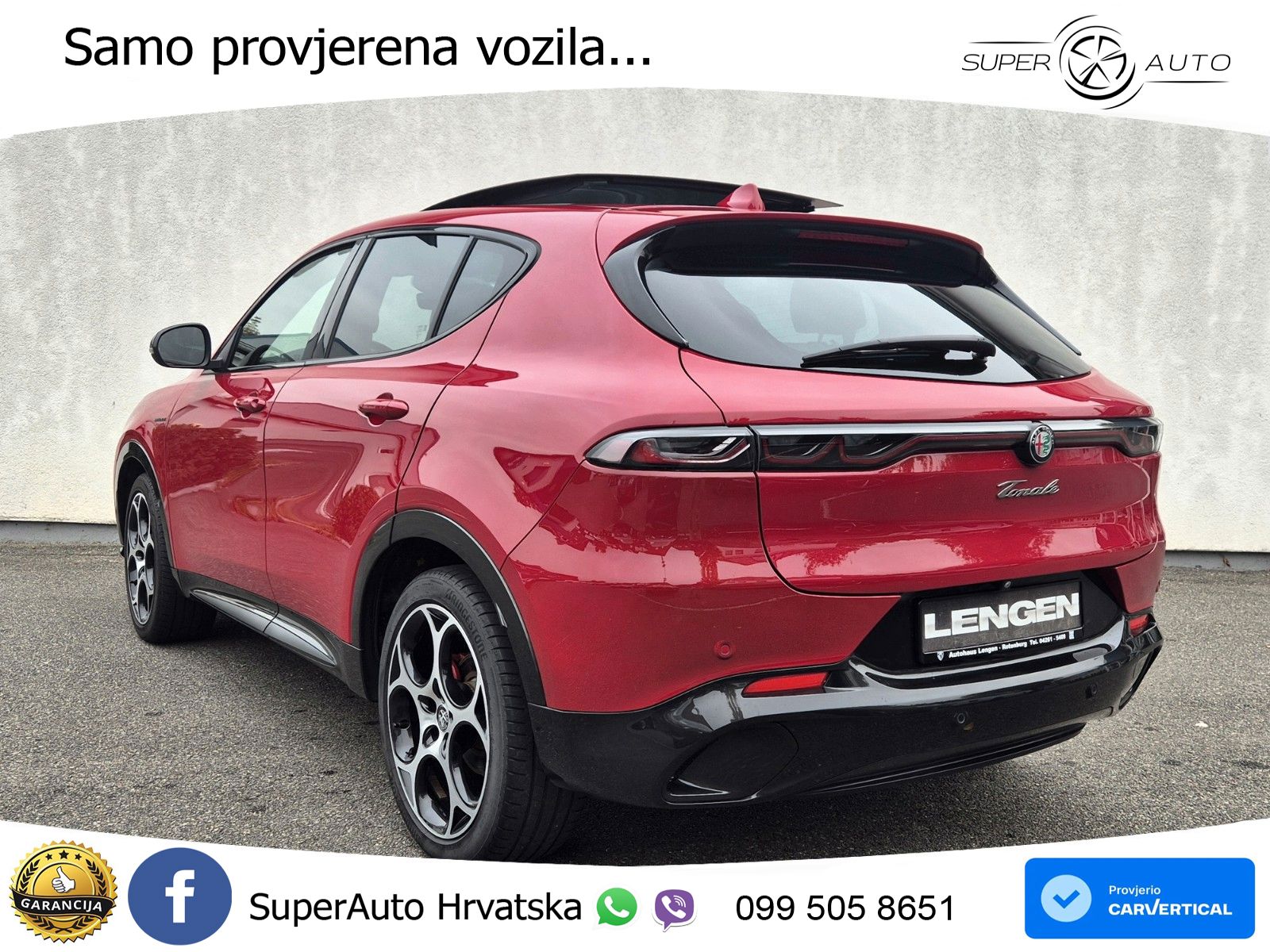 Alfa Romeo Tonale 1.5 VGT (160 KS) 48V-Hybrid TCT MATRIX+GR SJED+KAM