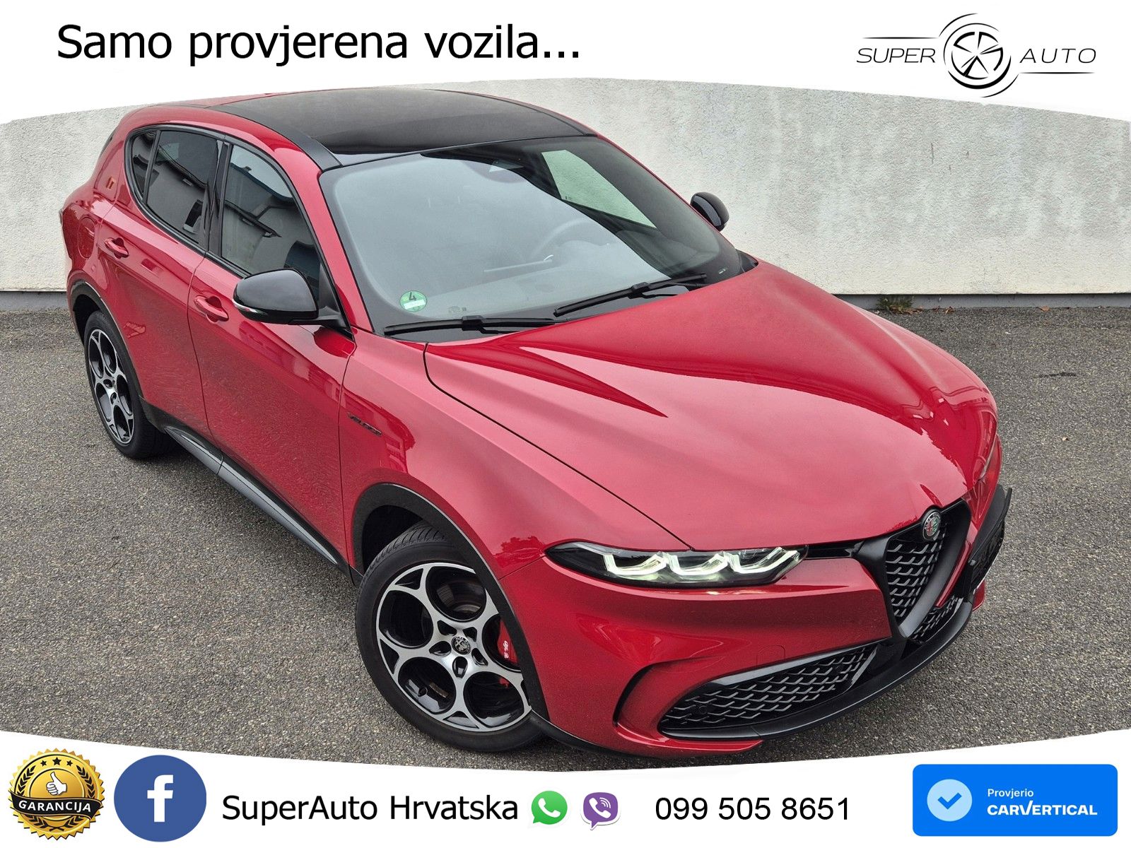 Alfa Romeo Tonale 1.5 VGT (160 KS) 48V-Hybrid TCT MATRIX+GR SJED+KAM