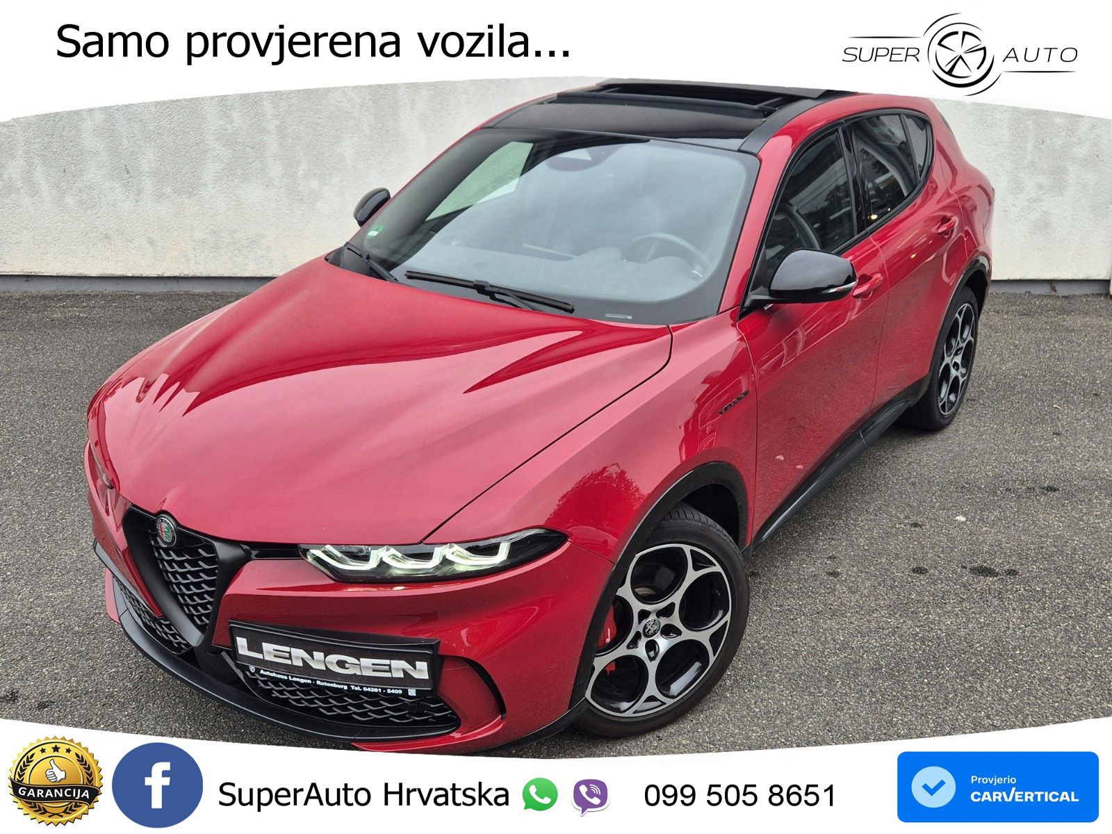 Alfa Romeo Tonale 1.5 VGT (160 KS) 48V-Hybrid TCT MATRIX+GR SJED+KAM
