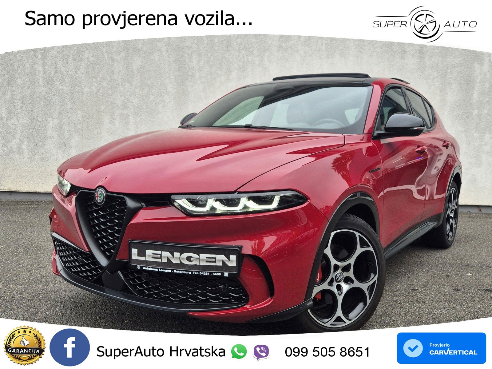 Alfa Romeo Tonale 1.5 VGT (160 KS) 48V-Hybrid TCT MATRIX+GR SJED+KAM