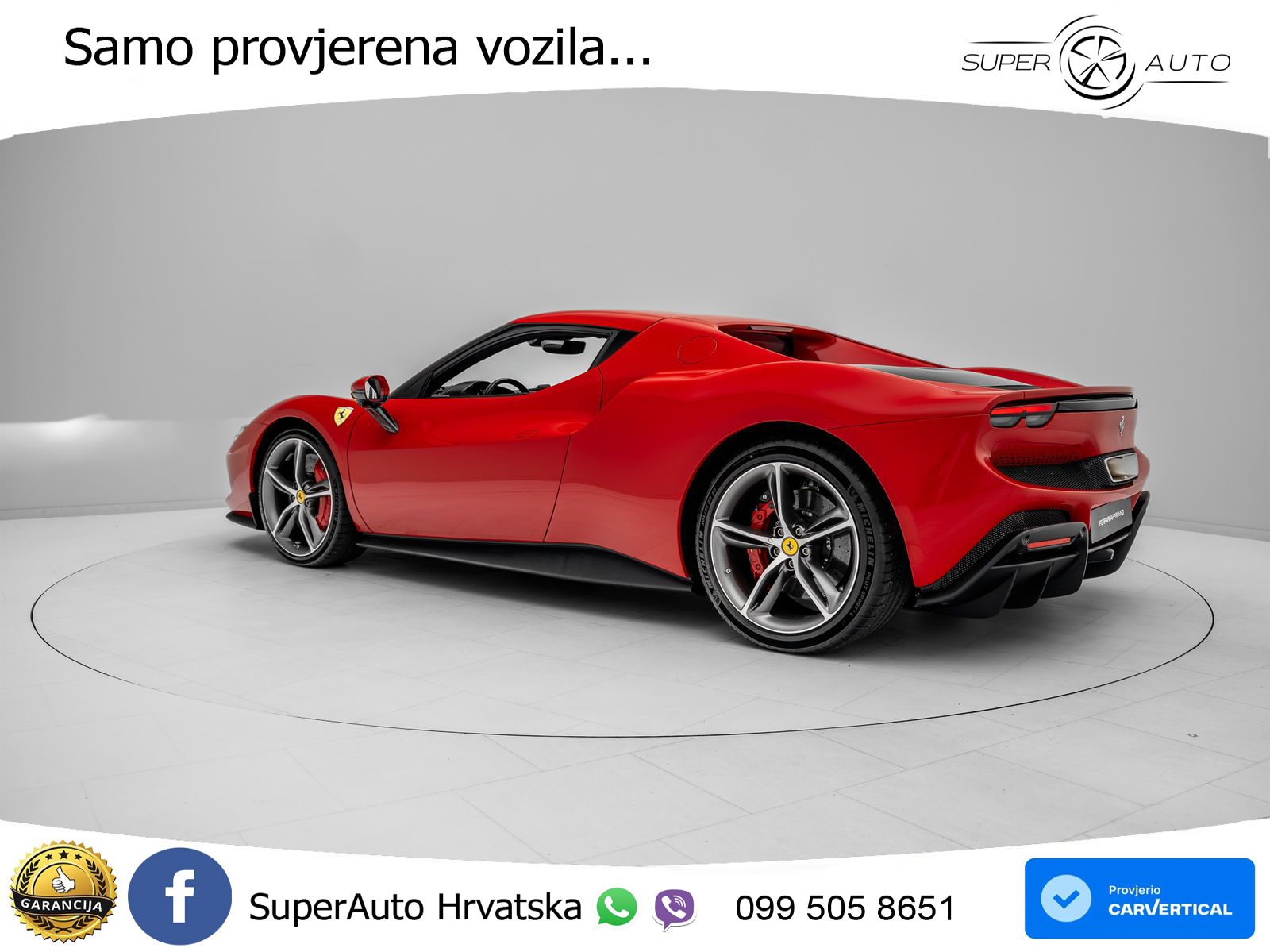 Ferrari 296 GTB 3.0 V6 (830 KS) F1 DCT