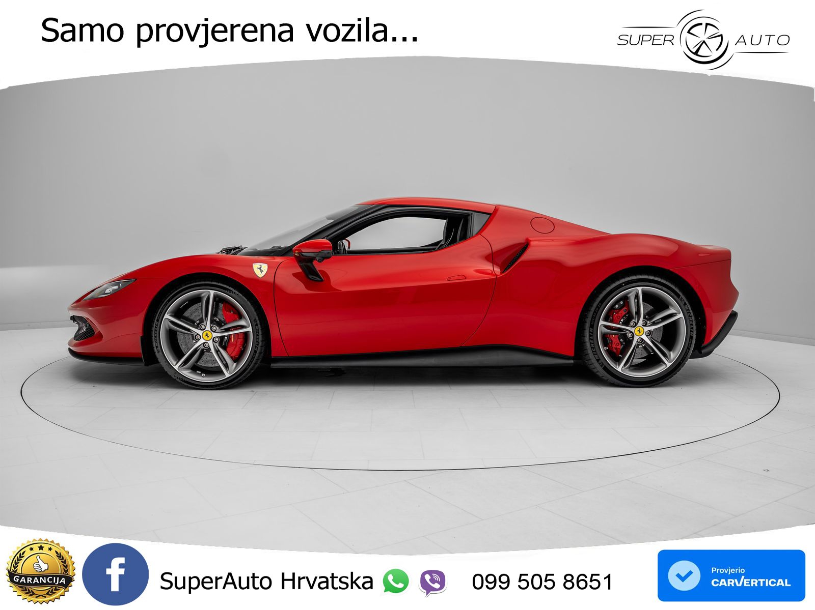 Ferrari 296 GTB 3.0 V6 (830 KS) F1 DCT