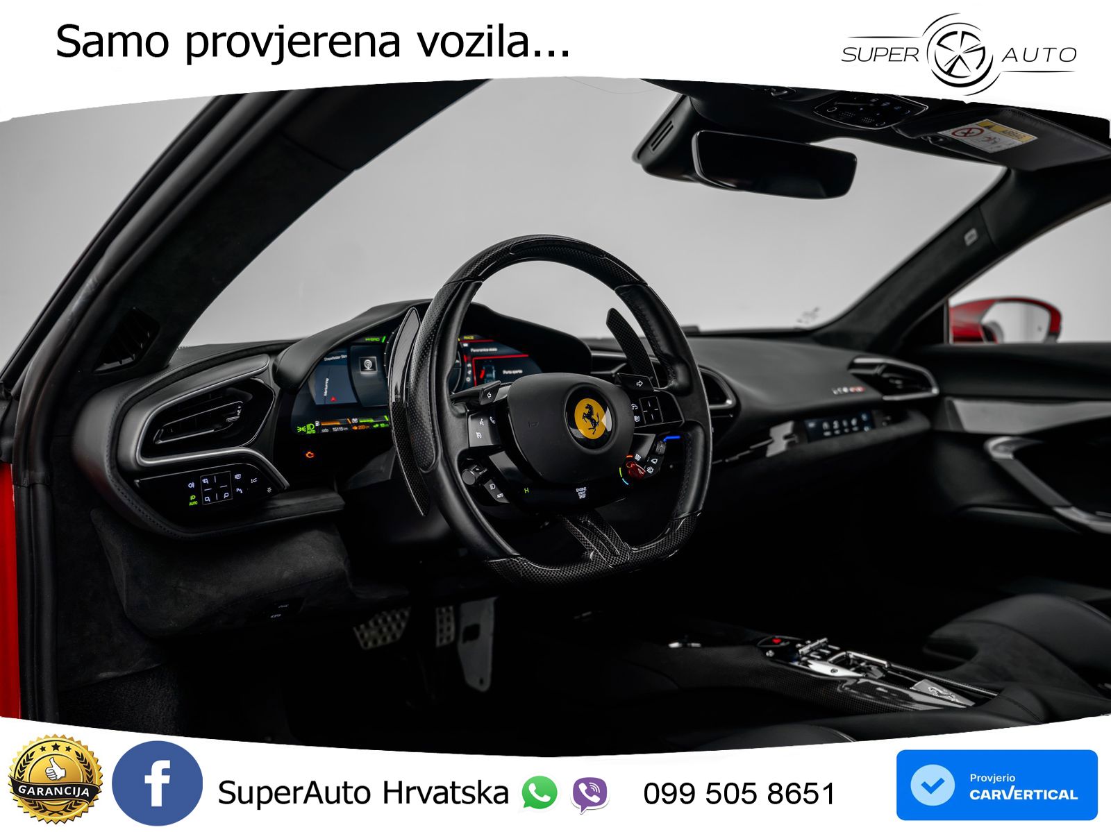Ferrari 296 GTB 3.0 V6 (830 KS) F1 DCT