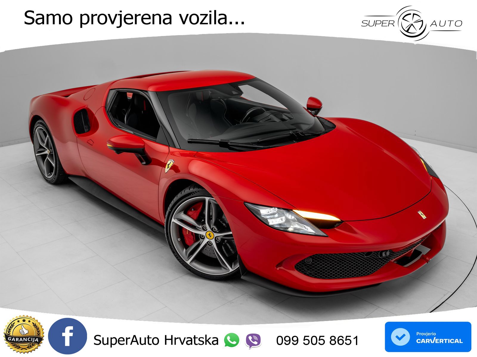 Ferrari 296 GTB 3.0 V6 (830 KS) F1 DCT