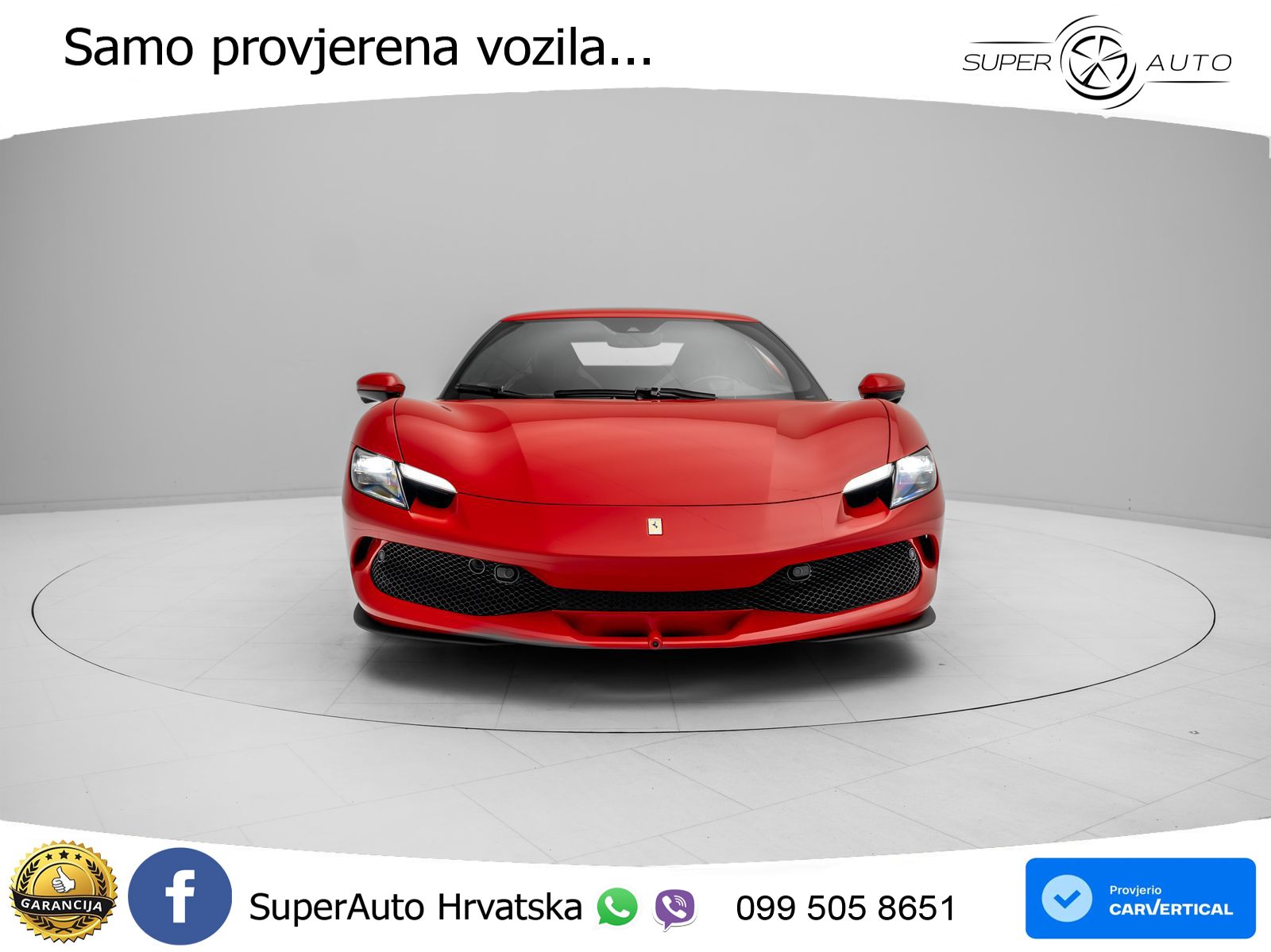 Ferrari 296 GTB 3.0 V6 (830 KS) F1 DCT